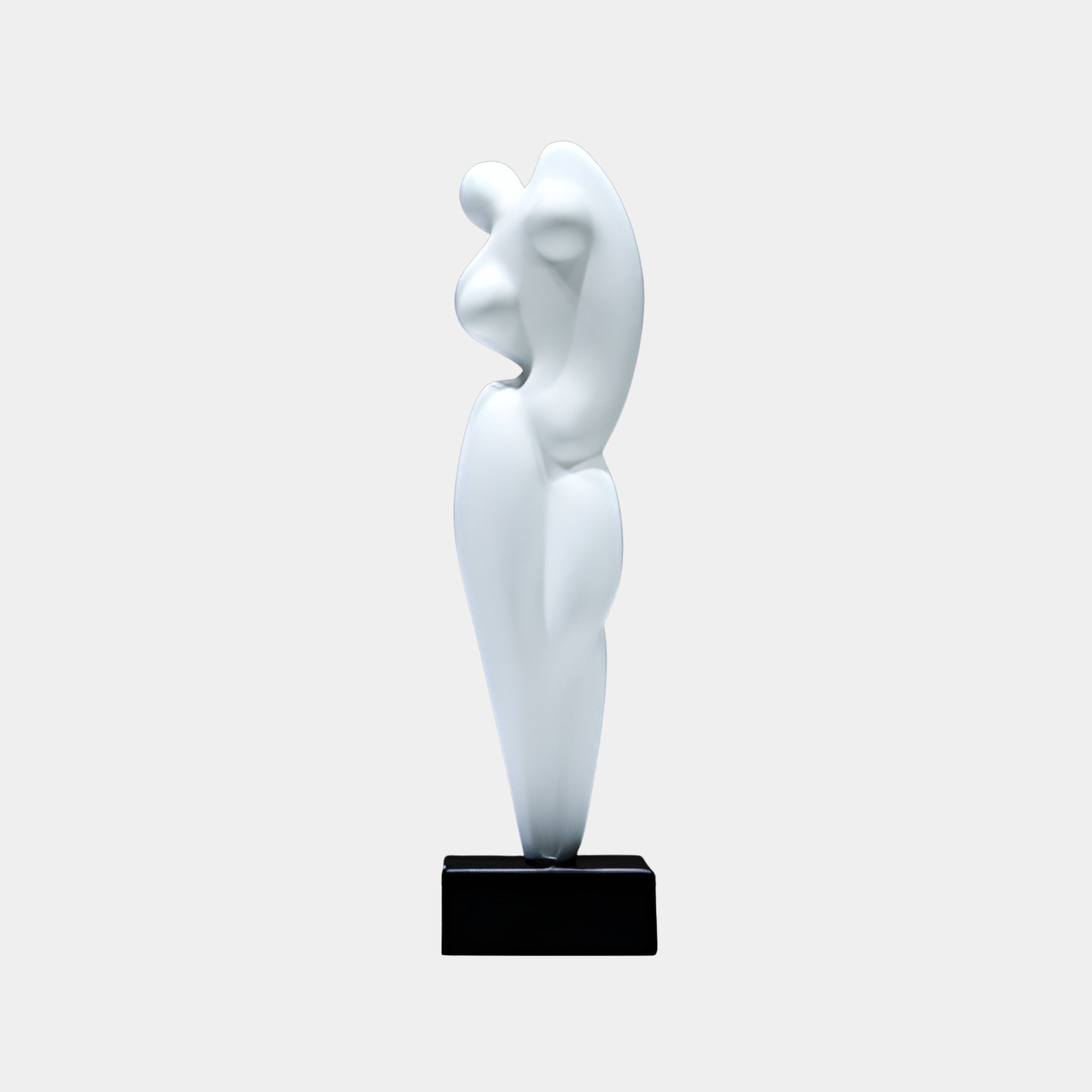 Muse White Figure Sculpture - 39cm