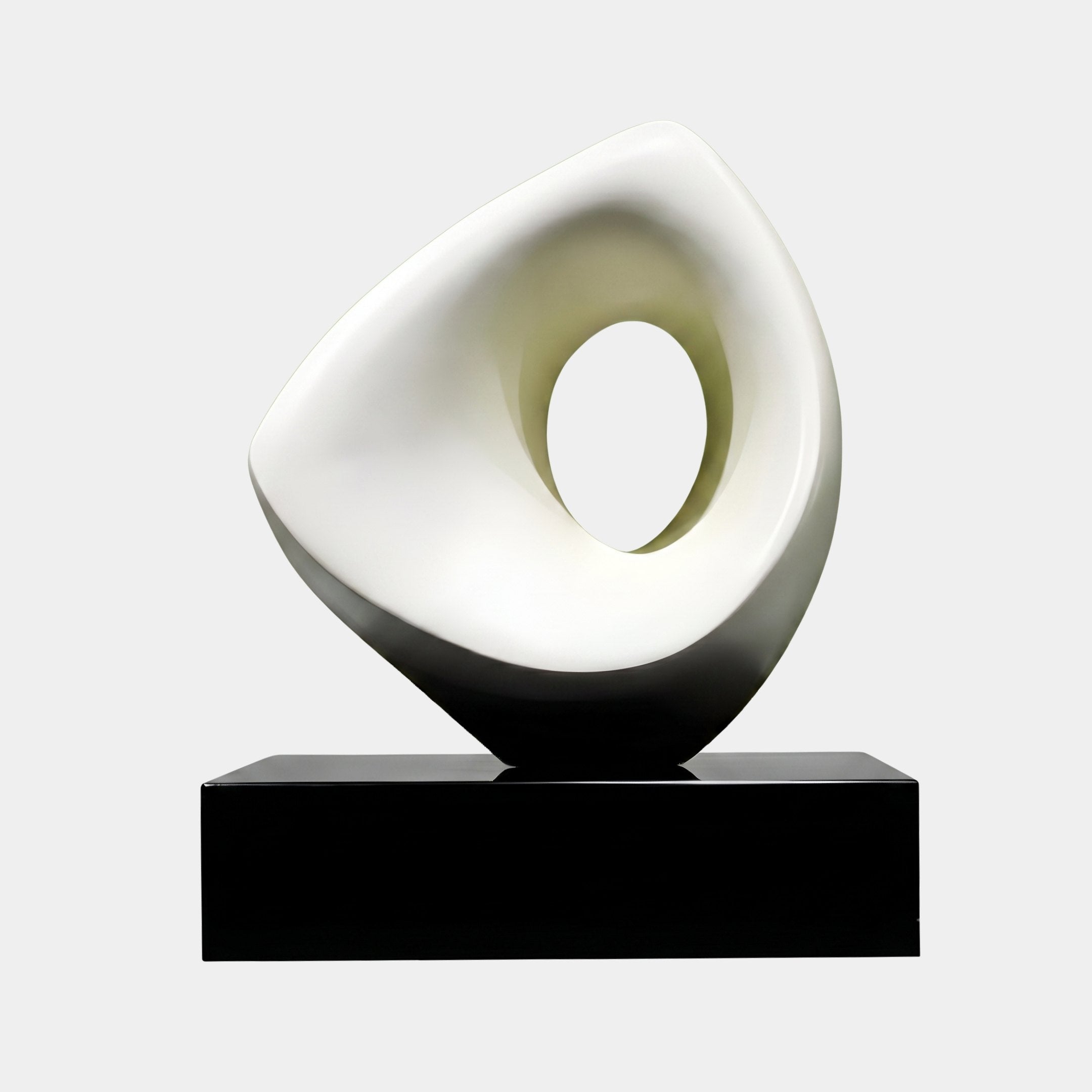 Eyelet White Abstract Sculpture - 51cm