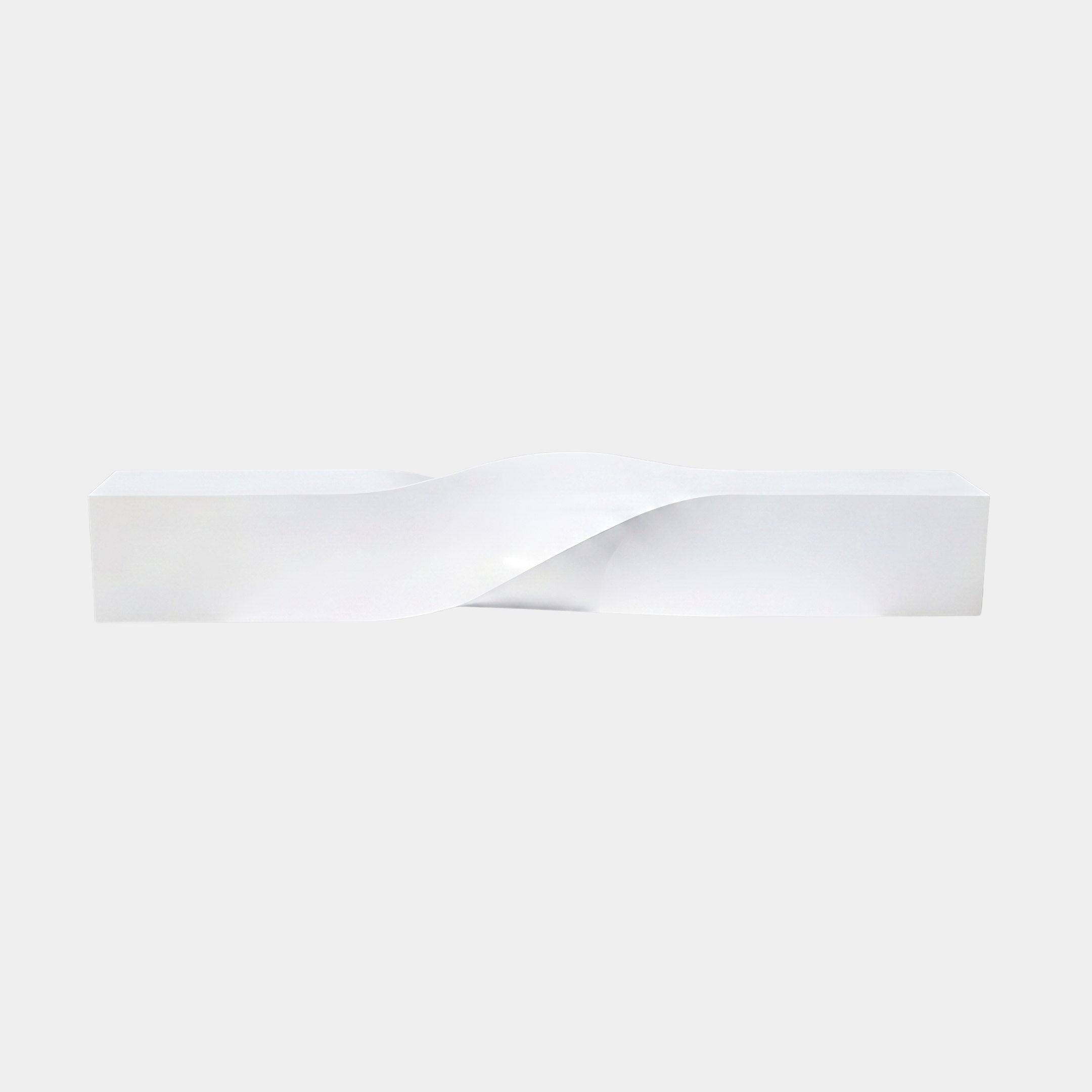 Roller White Wave Sculpture - 280cm
