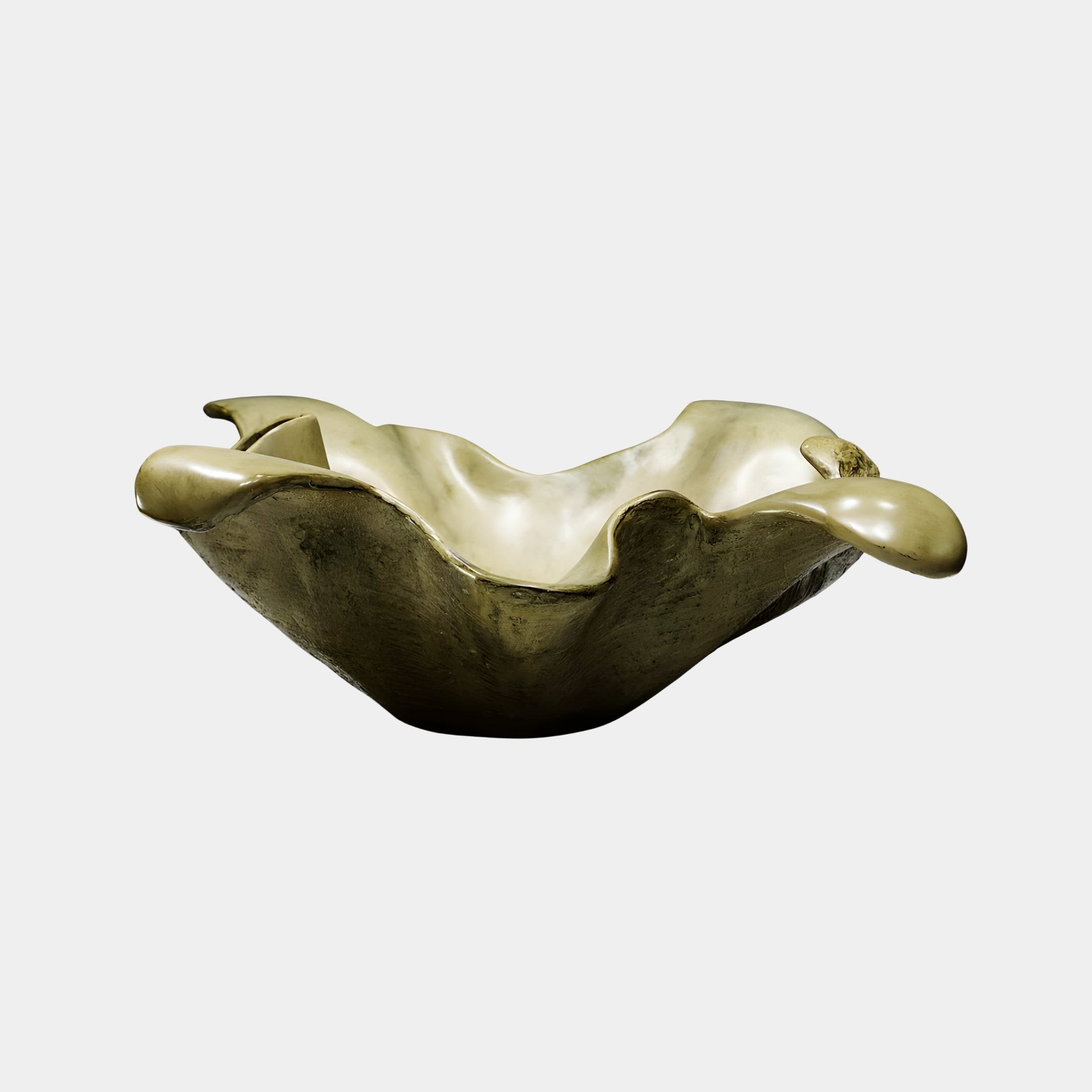 Trove Gold Dish Sculpture - 115cm