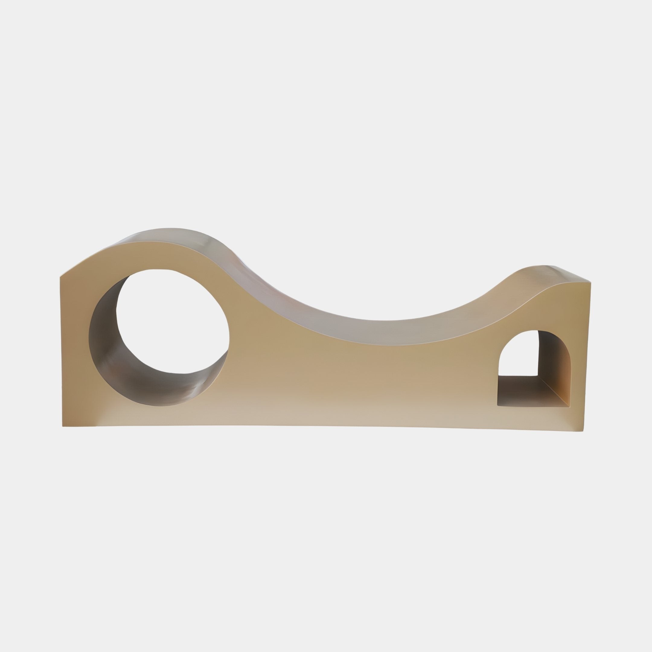 Lintel Beige Abstract Sculpture - 220cm