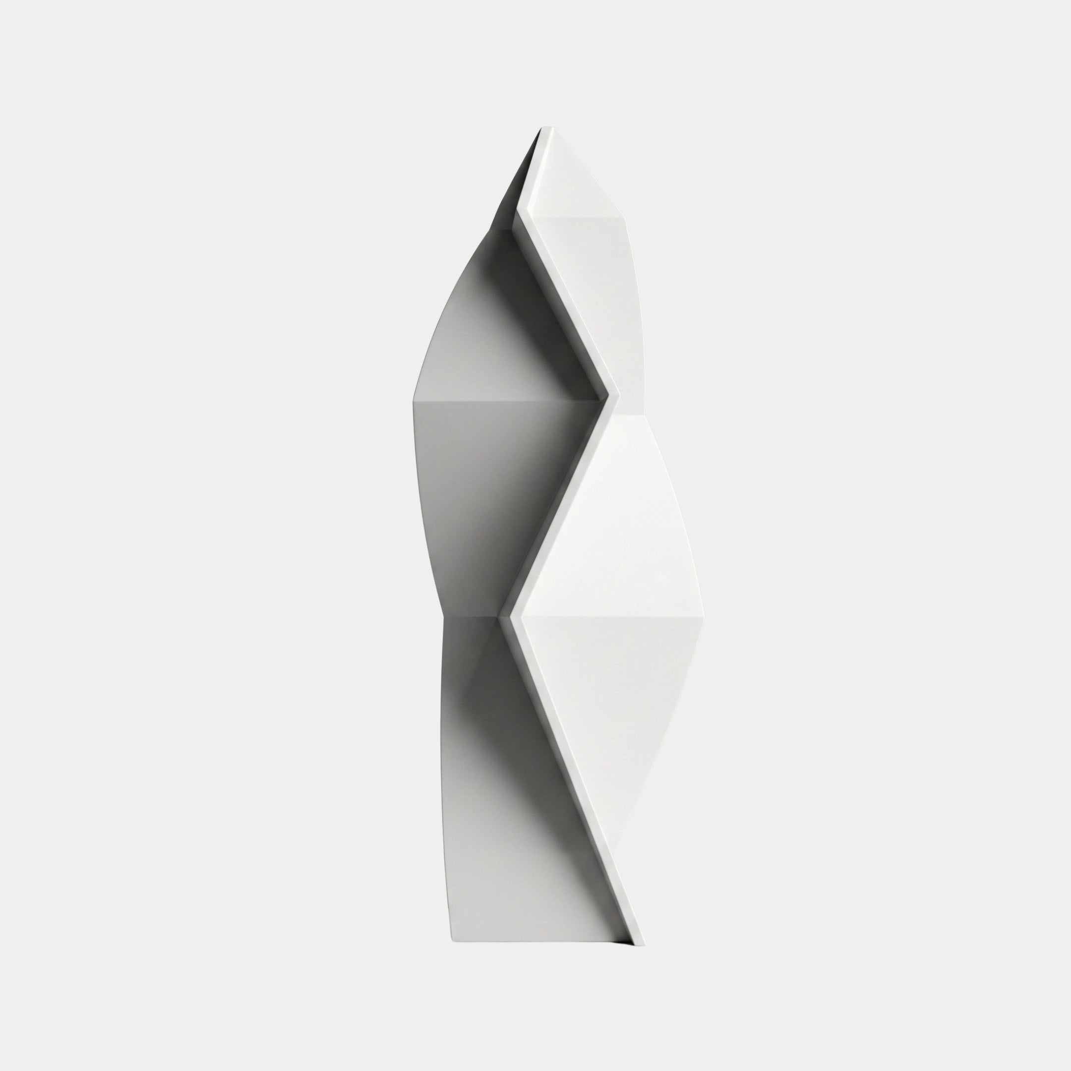 Prism White & Blue Vase Sculpture - 130cm
