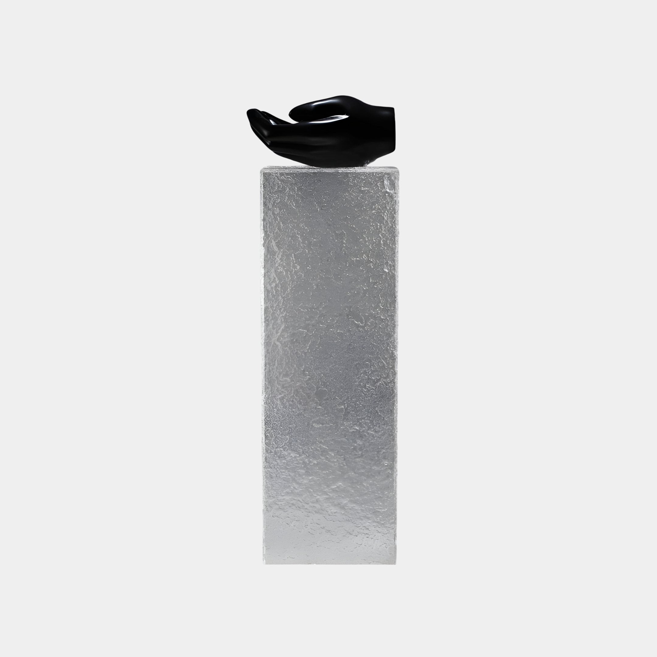 Ingot Silver Abstract Sculpture - 119cm