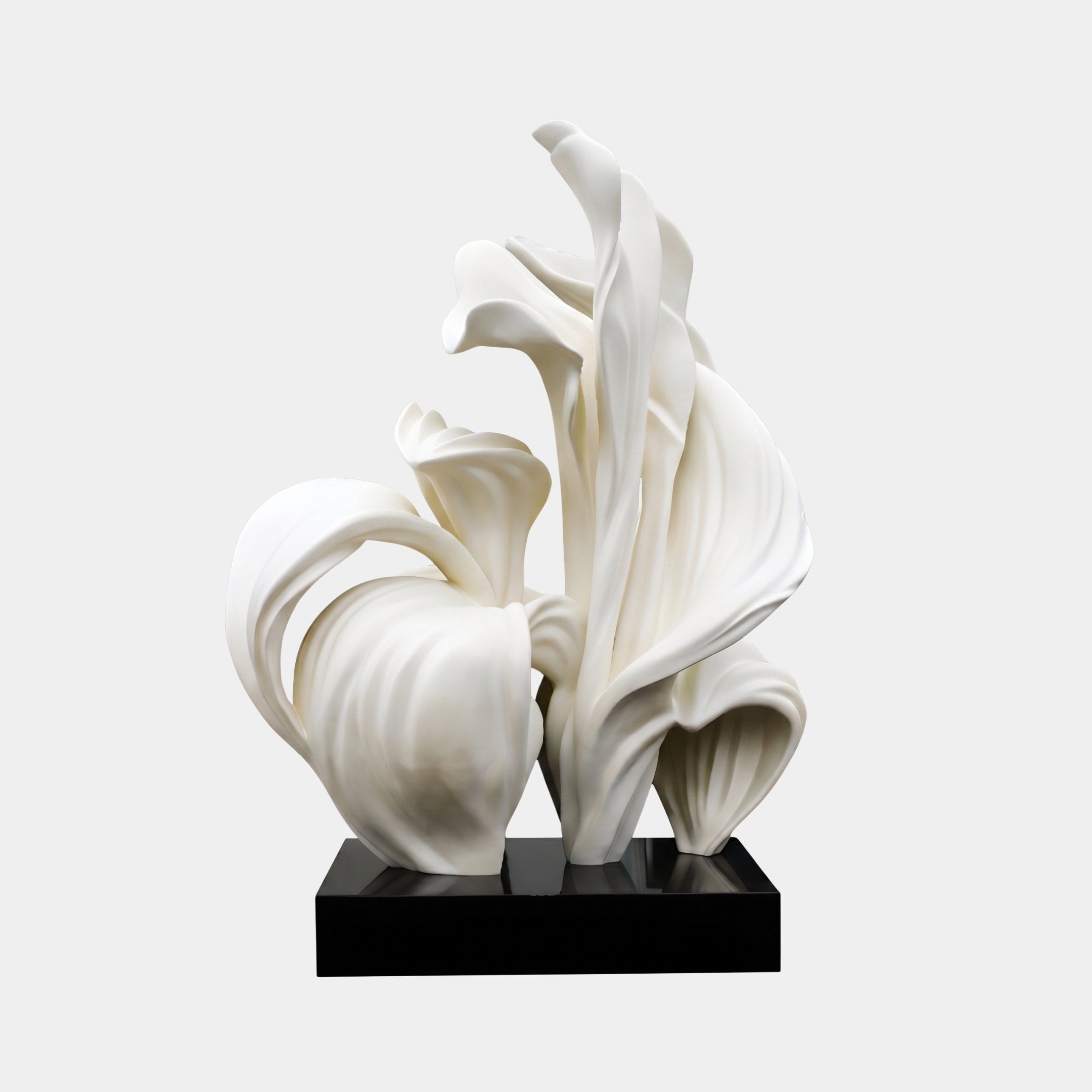 Plumage White Abstract Sculpture - 236cm
