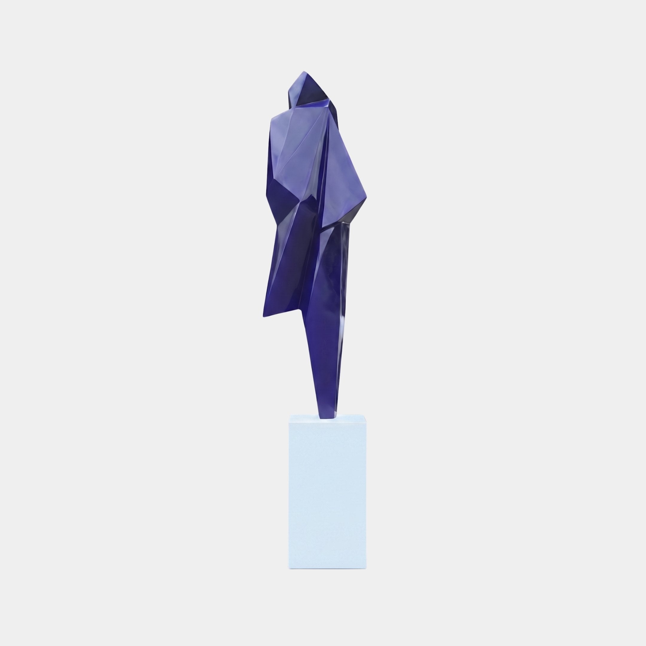 Velvet Purple Abstract Sculpture - 210cm