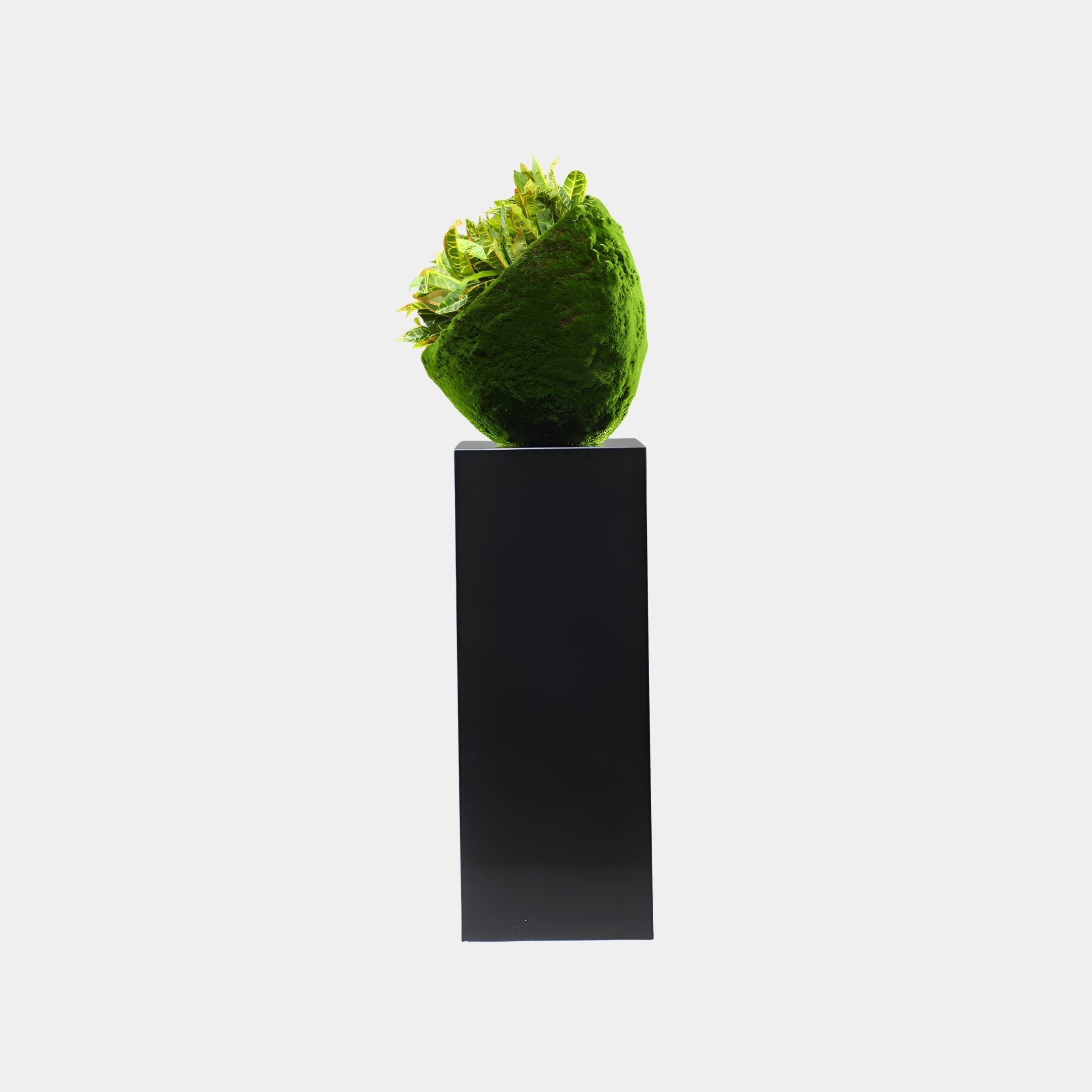 Moss Green Abstract Sculpture - 135cm