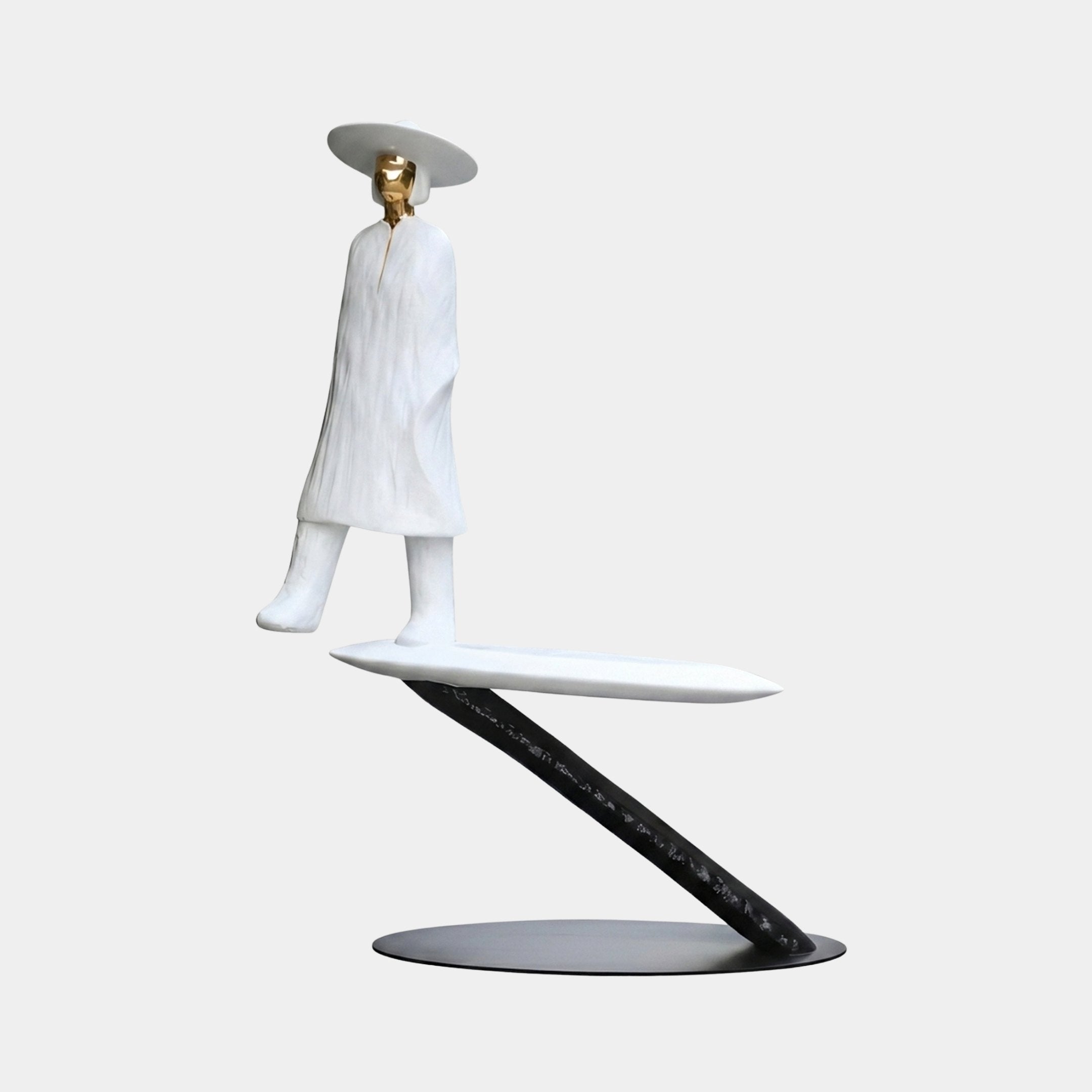 Nomad White Figure Sculpture - 213cm