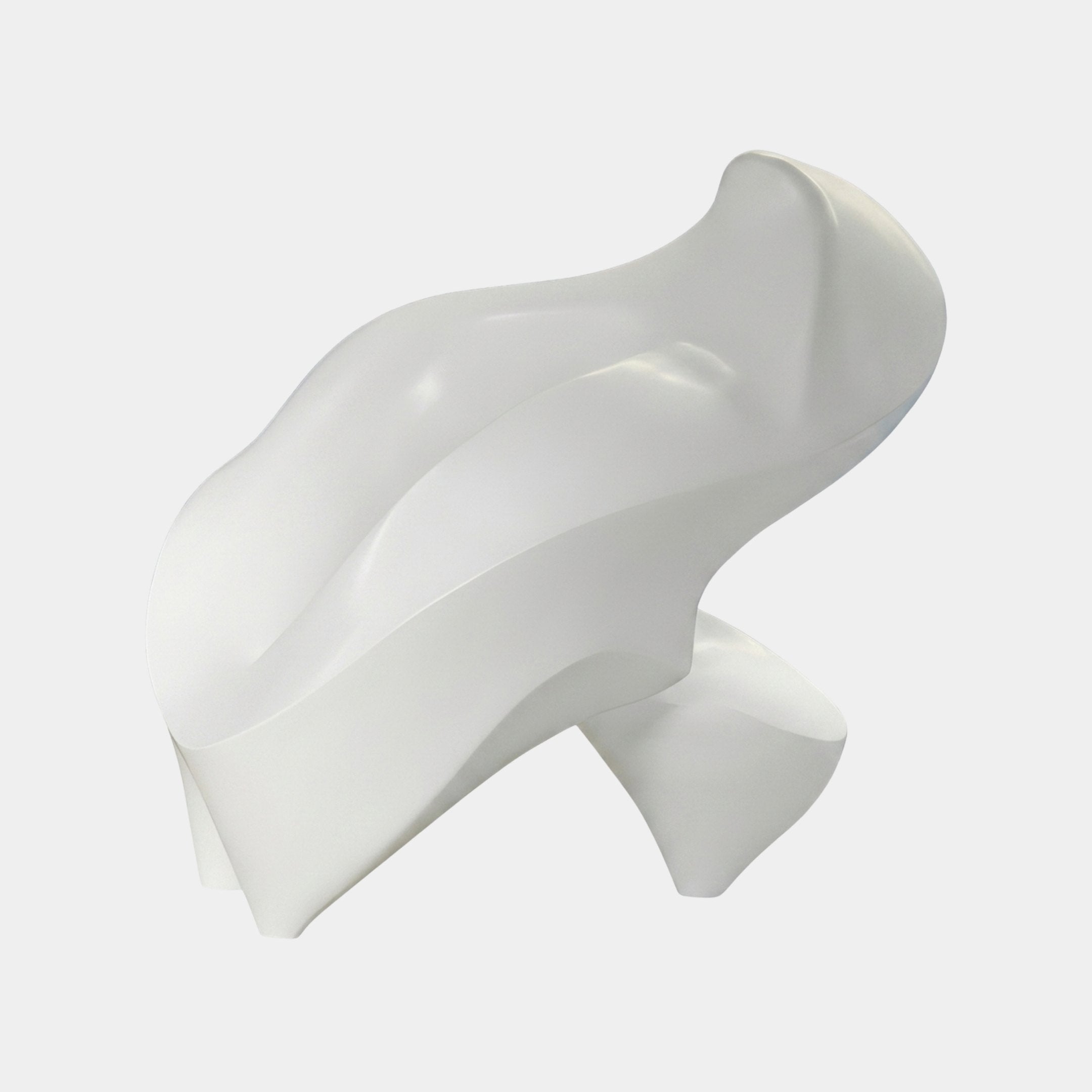 Zephyr White Abstract Sculpture - 295cm