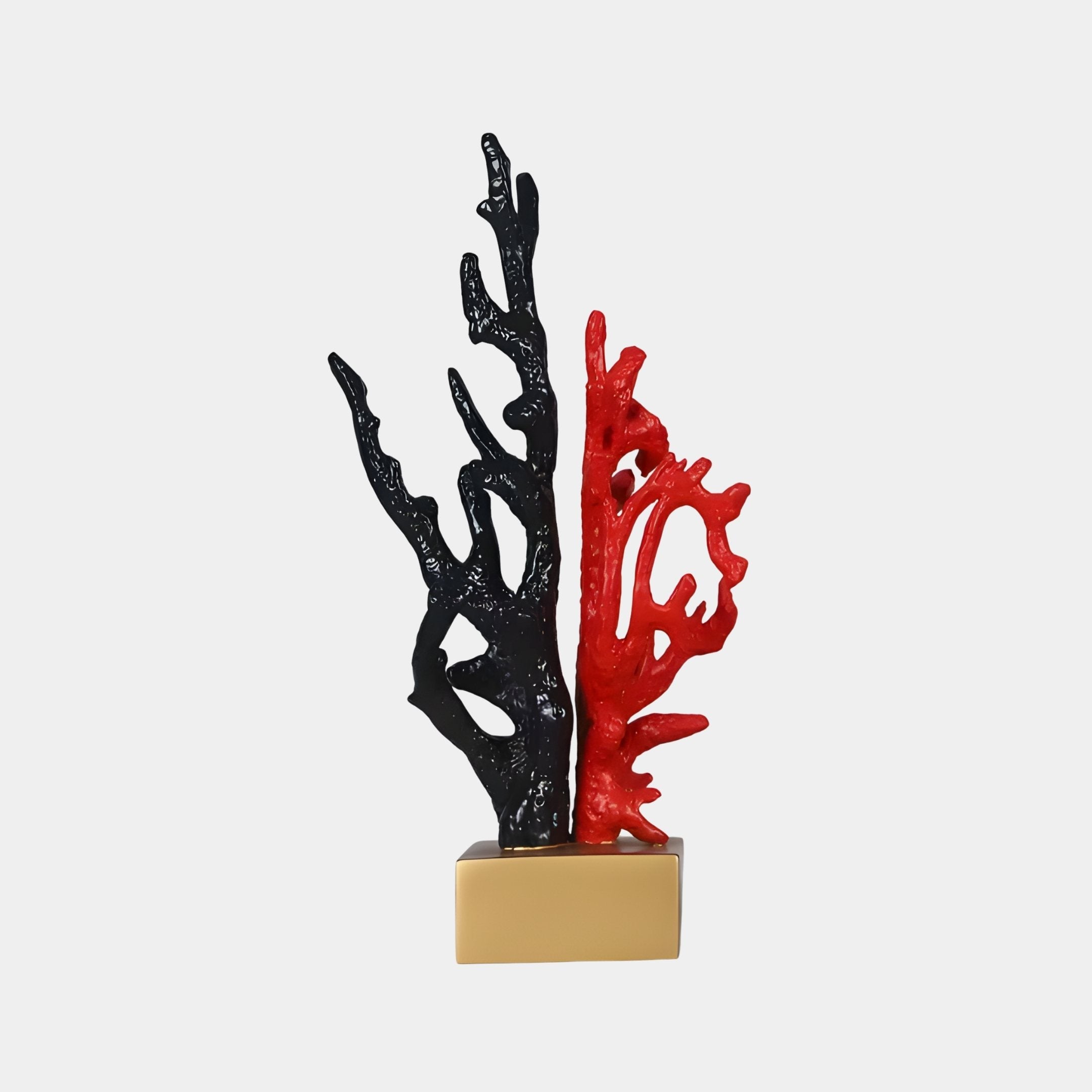 Chilcombe Red & Blue Coral Sculpture - 49cm