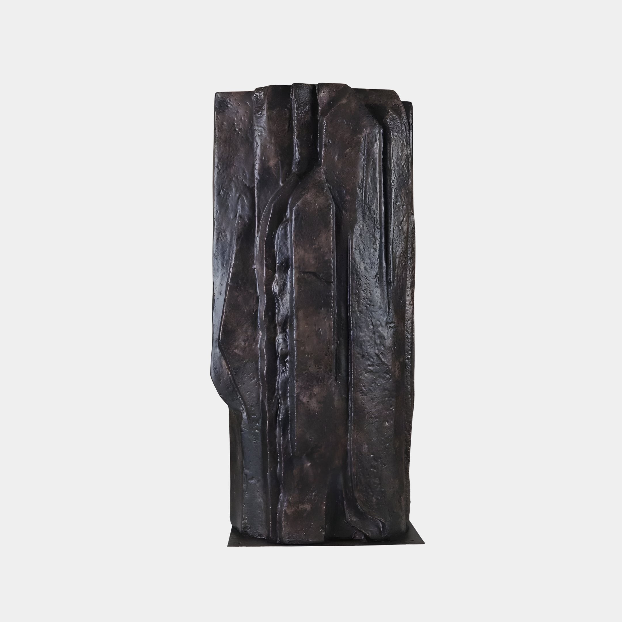 Copse Brown Abstract Sculpture - 80cm