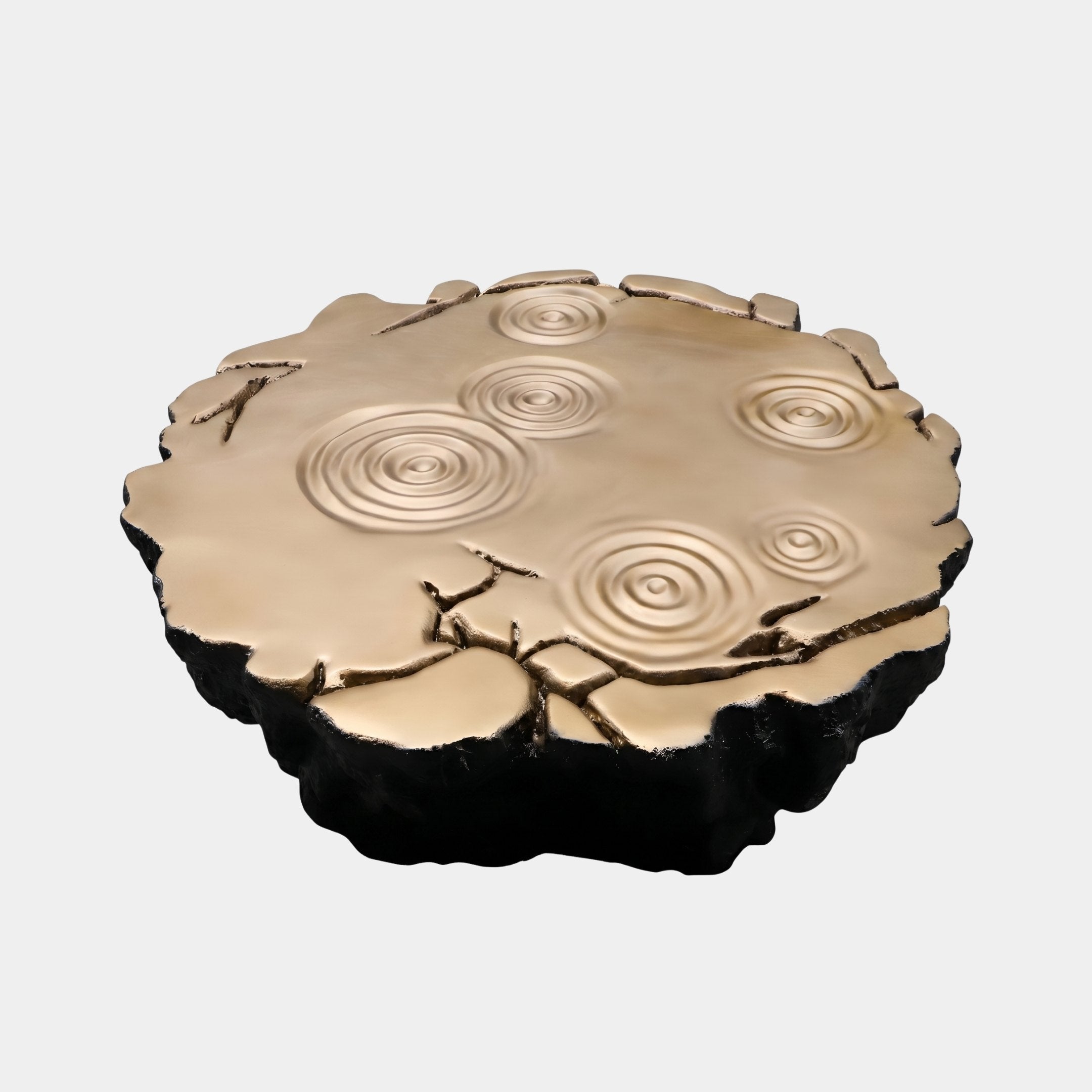 Sonar Black & Gold Abstract Sculpture - 160cm