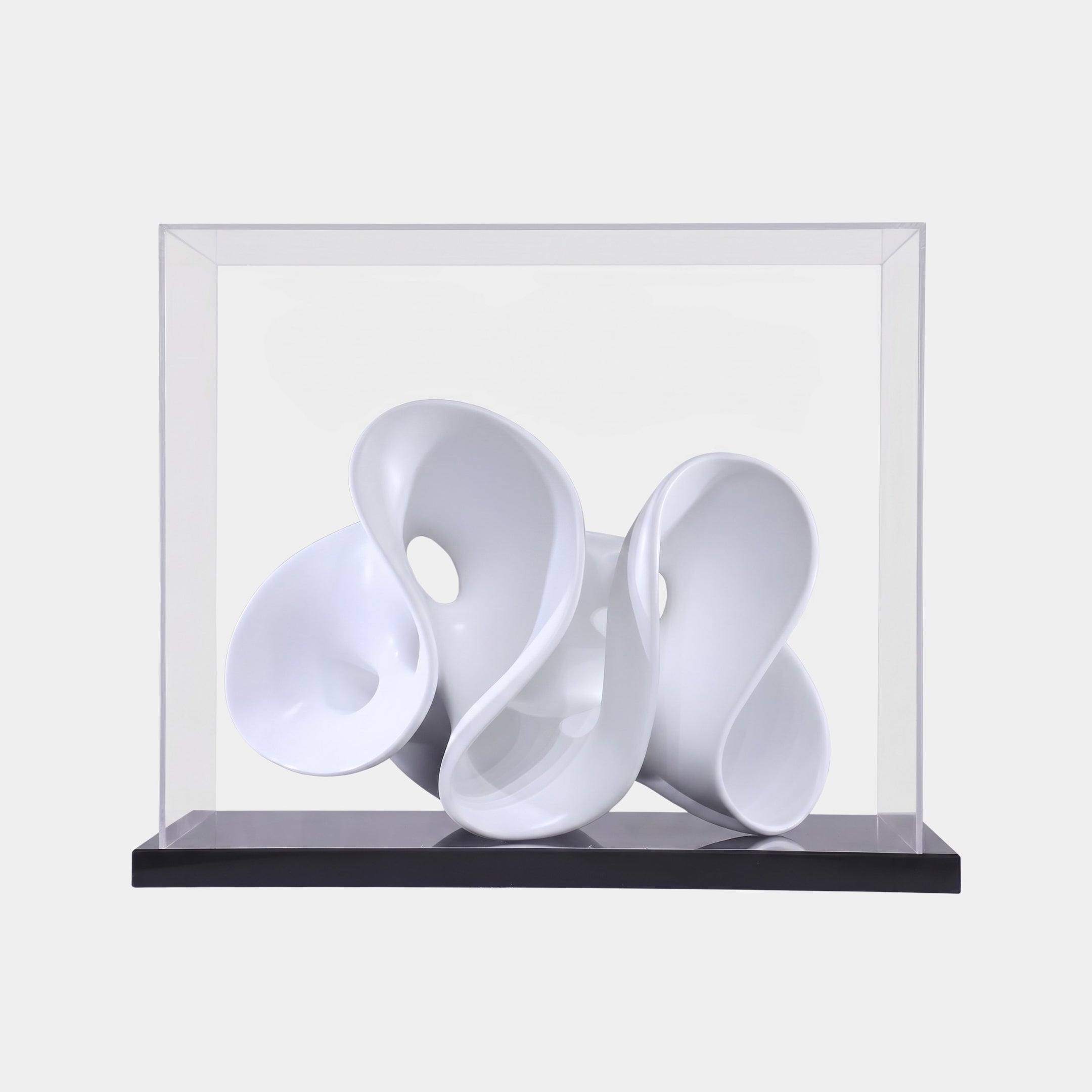 Tangle White Abstract Sculpture - 64cm