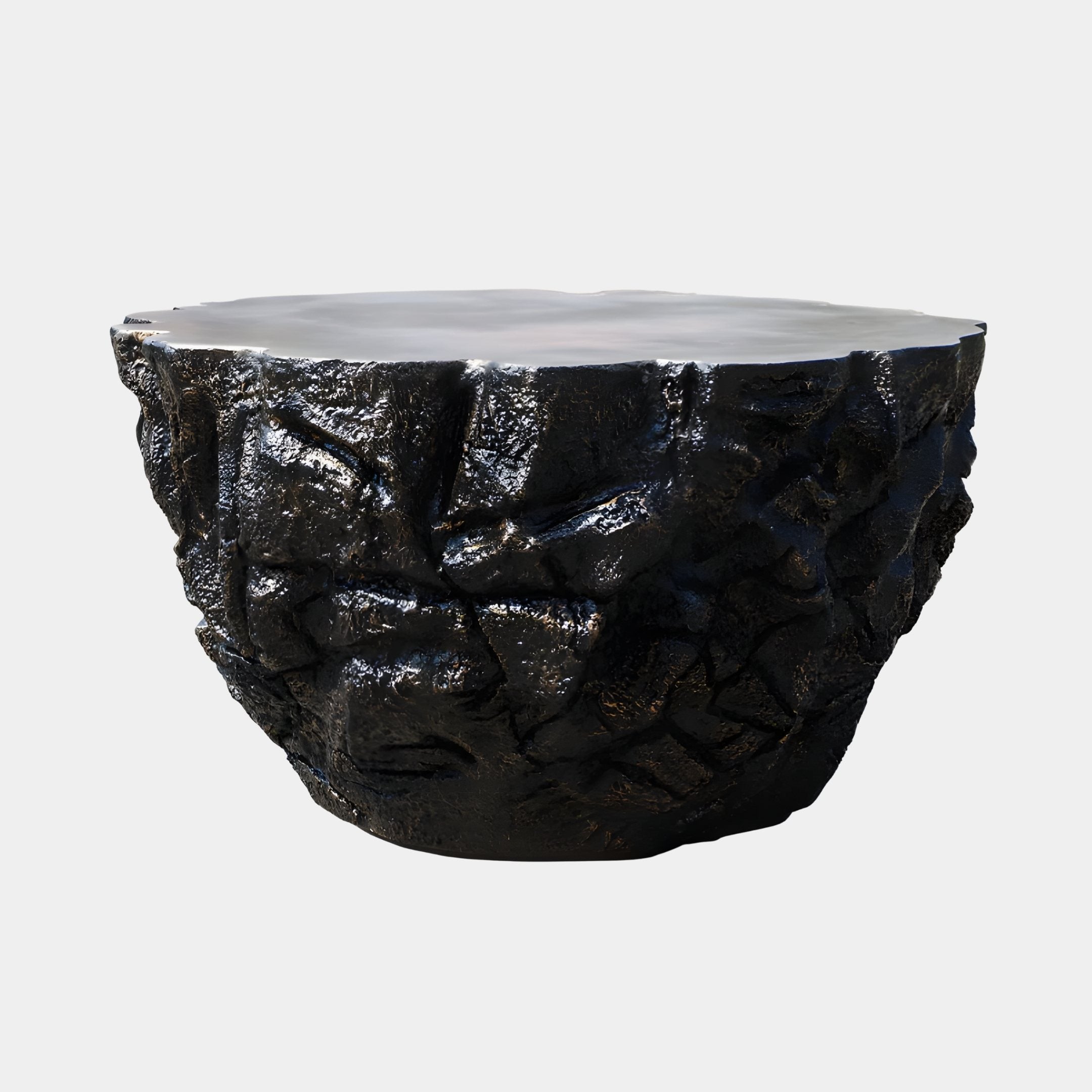 Maw Black Bowl Sculpture - 160cm