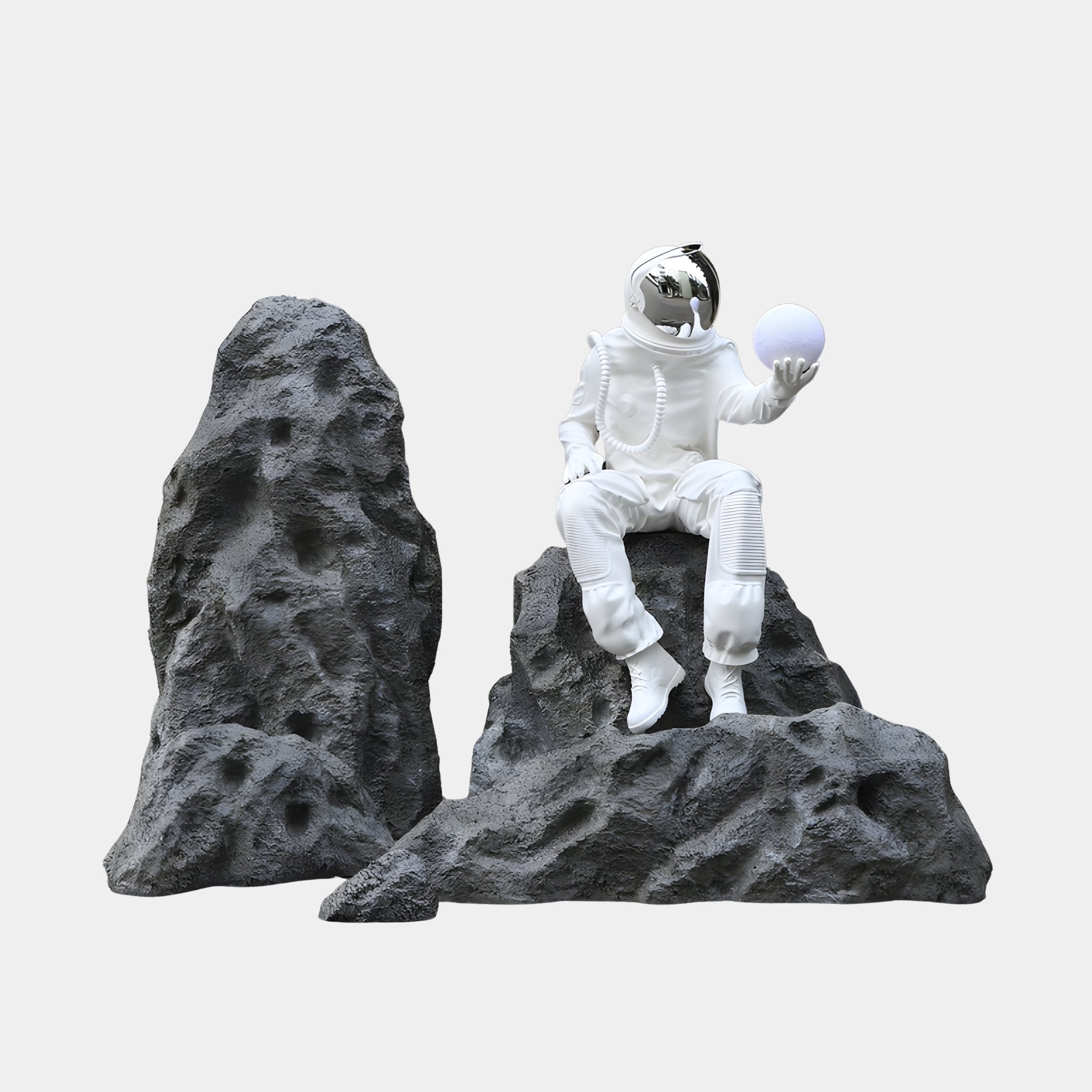 Gemini White Astronaut Sculpture - 120cm
