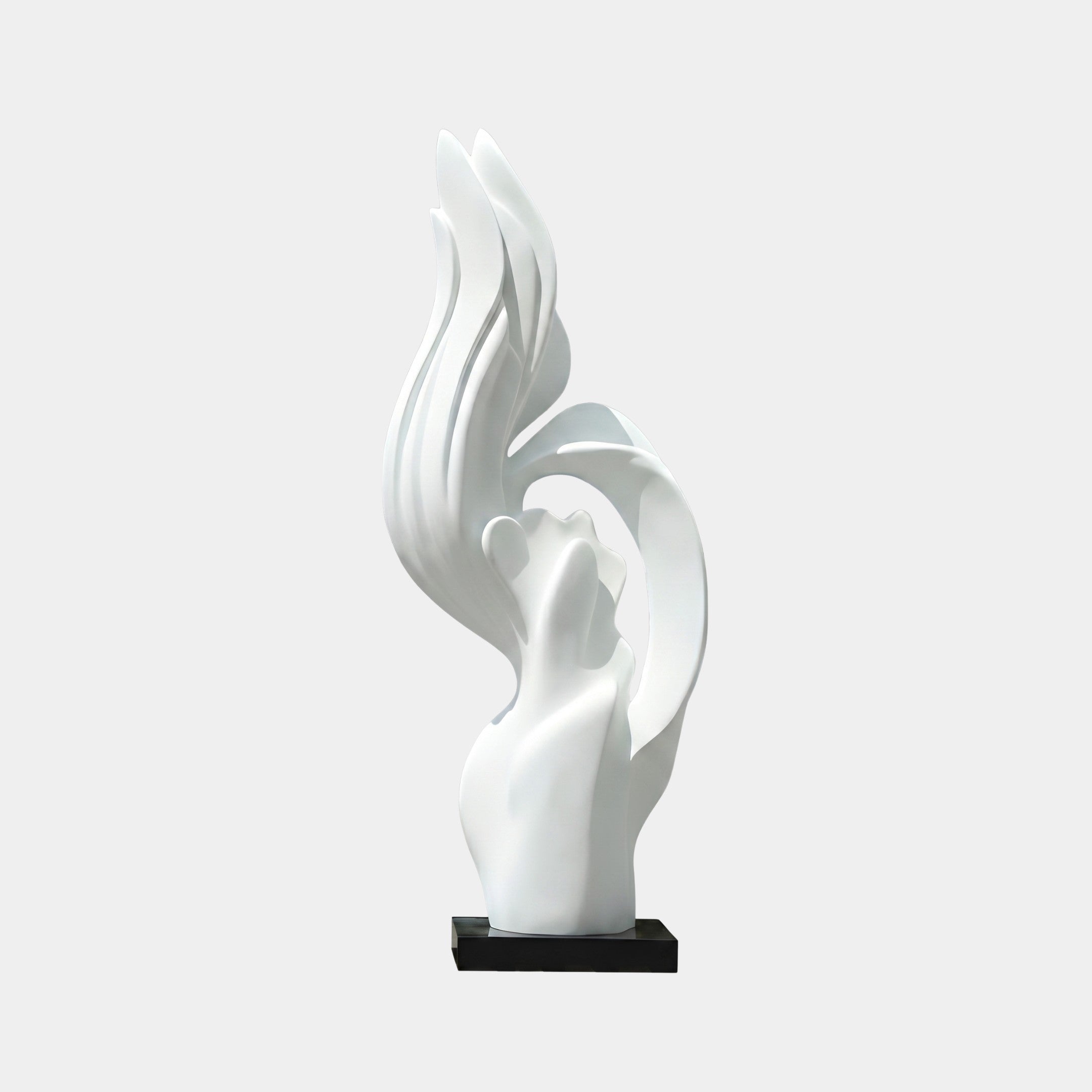 Taper White Abstract Sculpture - 250cm