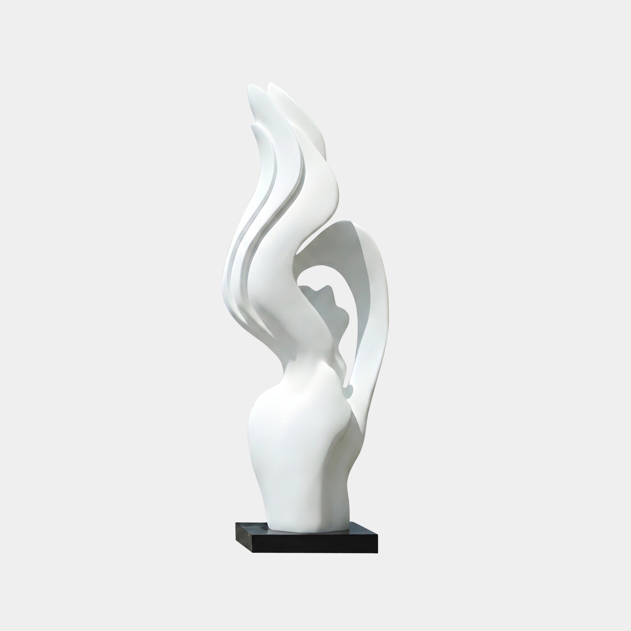 Vesta White Abstract Sculpture - 250cm