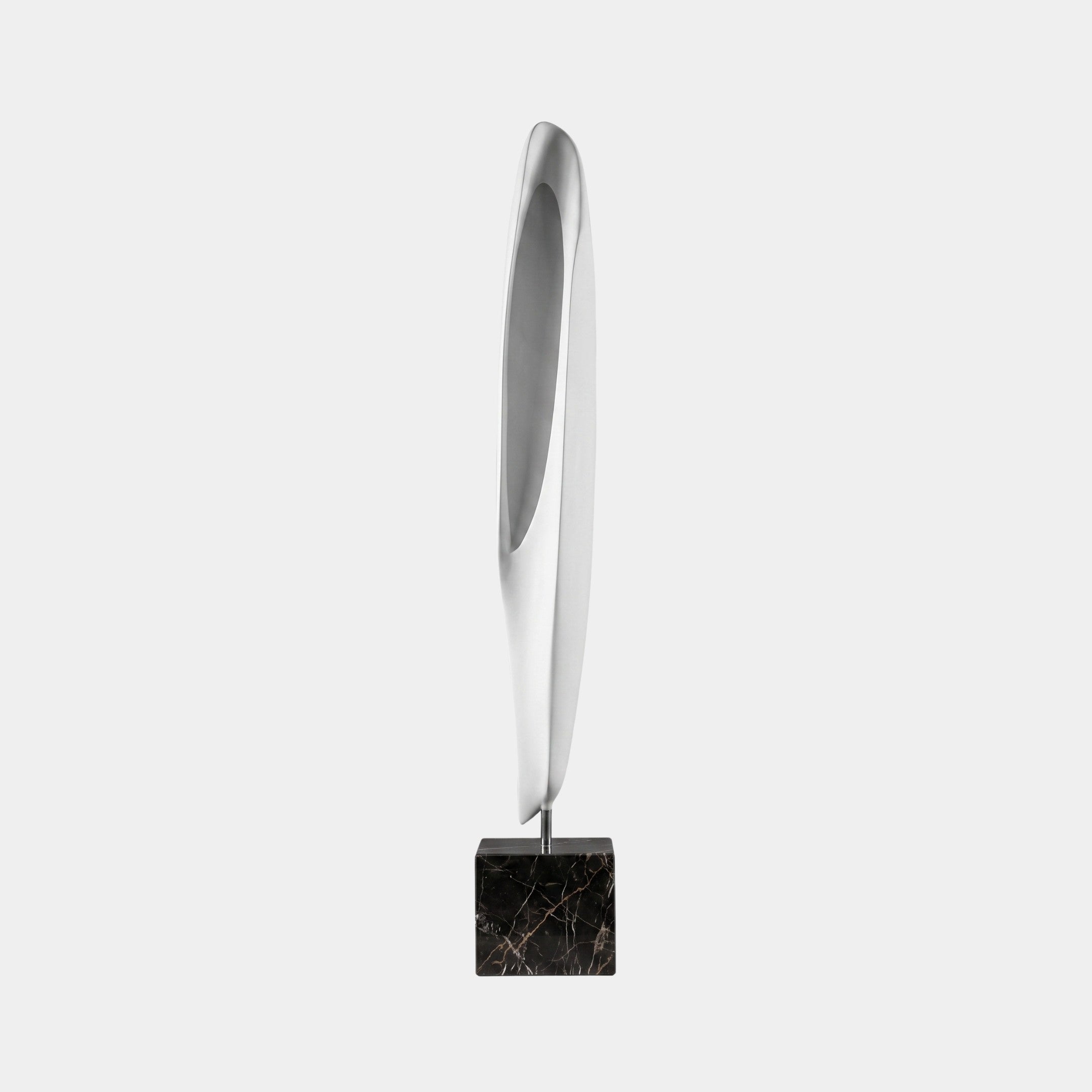 Mira Silver Abstract Sculpture - 133cm