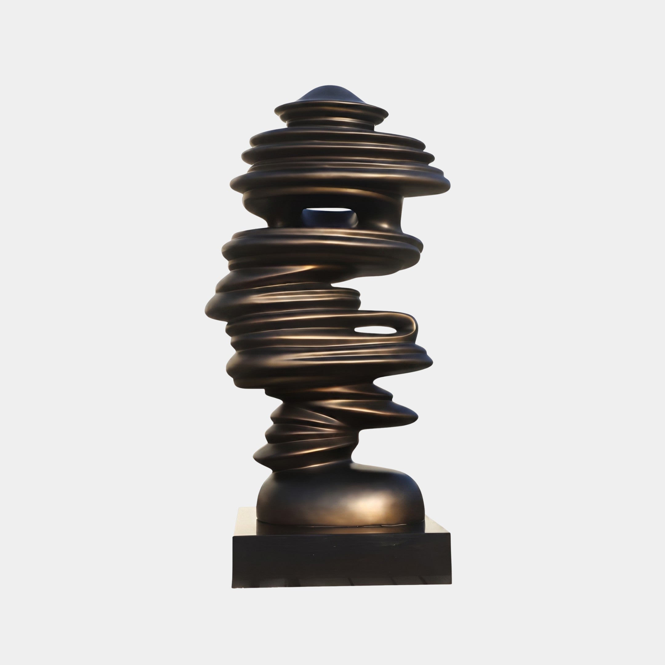 Travertine Bronze Abstract Sculpture - 225cm