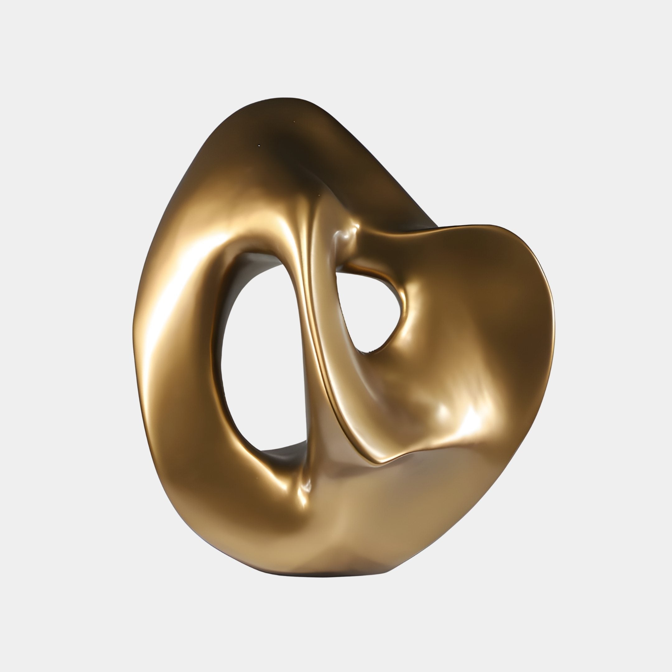 Topaz Gold Abstract Sculpture - 65cm