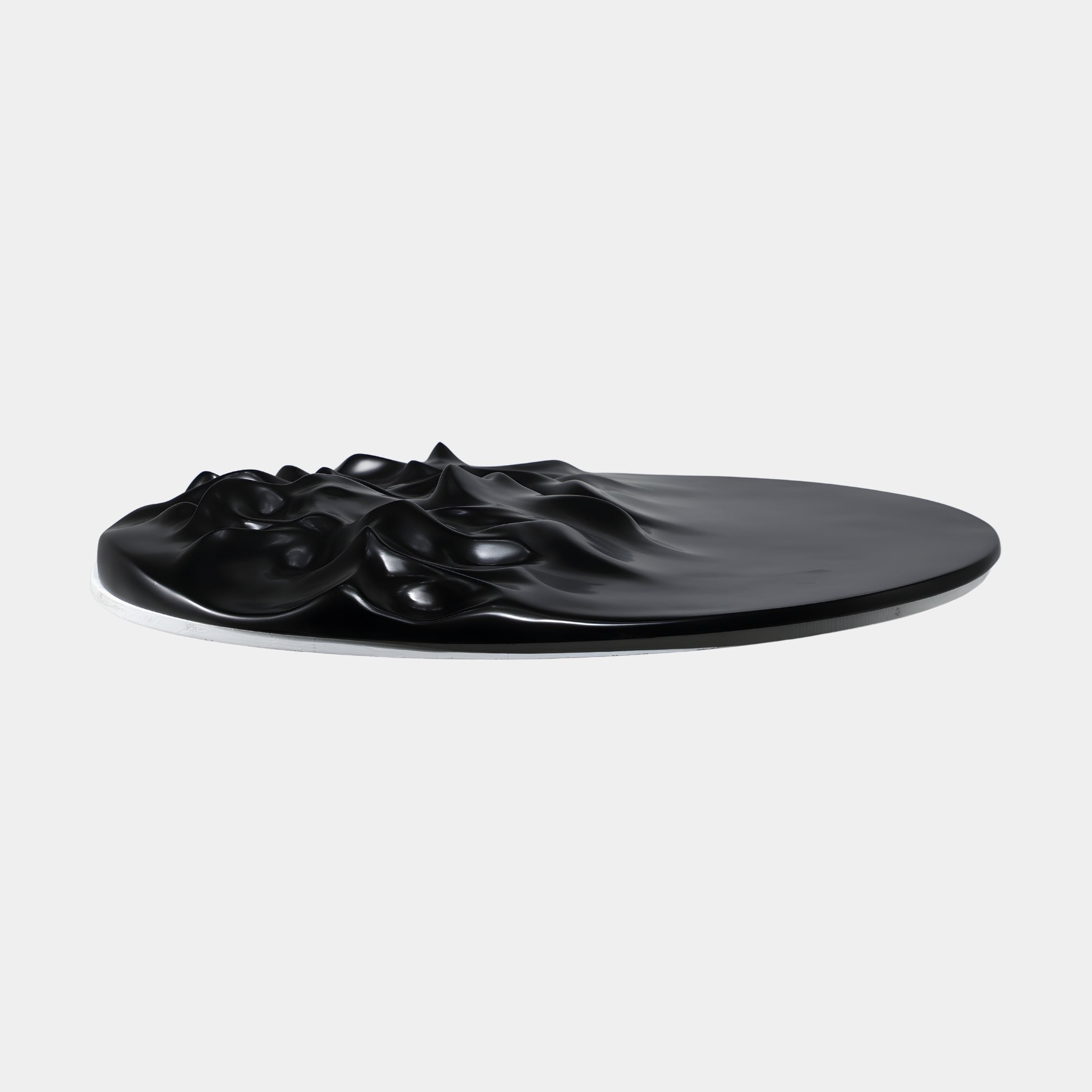 Tide Black Dish Sculpture - 90cm