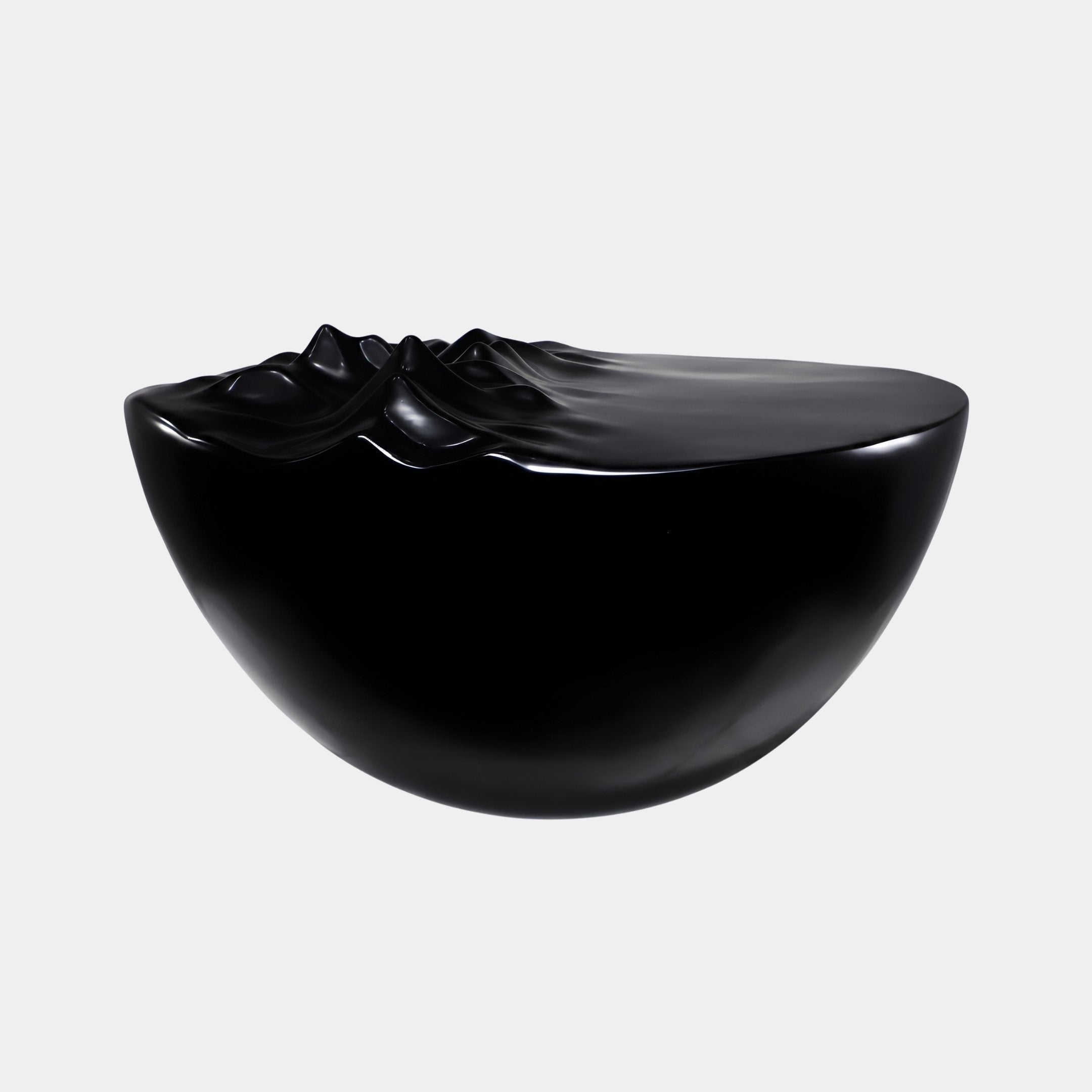 Coracle Black Bowl Sculpture - 90cm