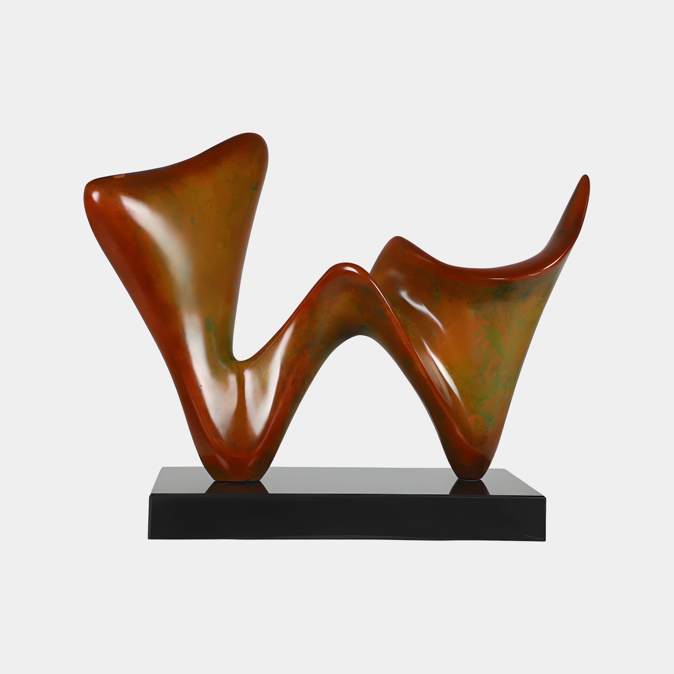 Aquila Brown Abstract Sculpture - 60cm