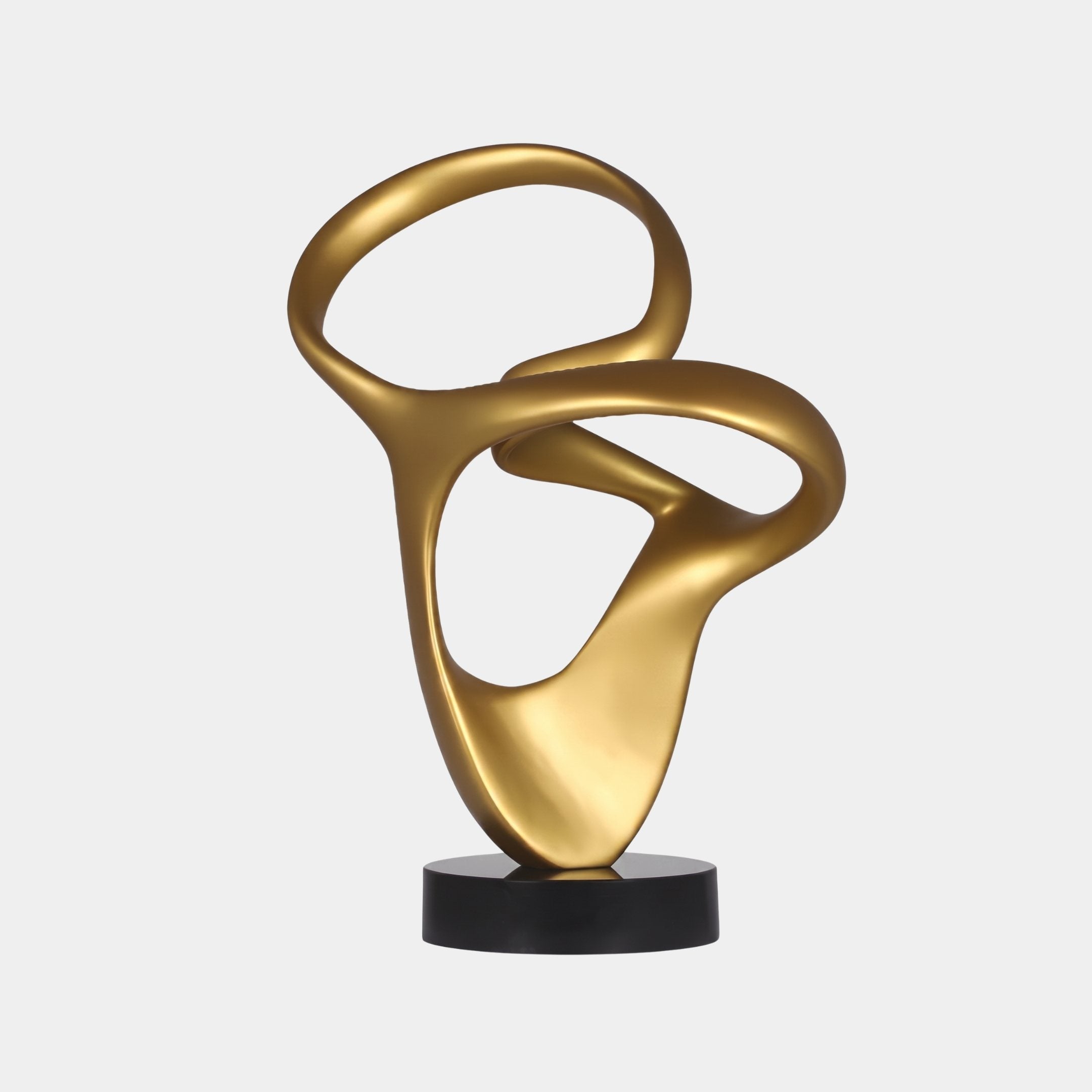 Zircon Gold Abstract Sculpture - 65cm