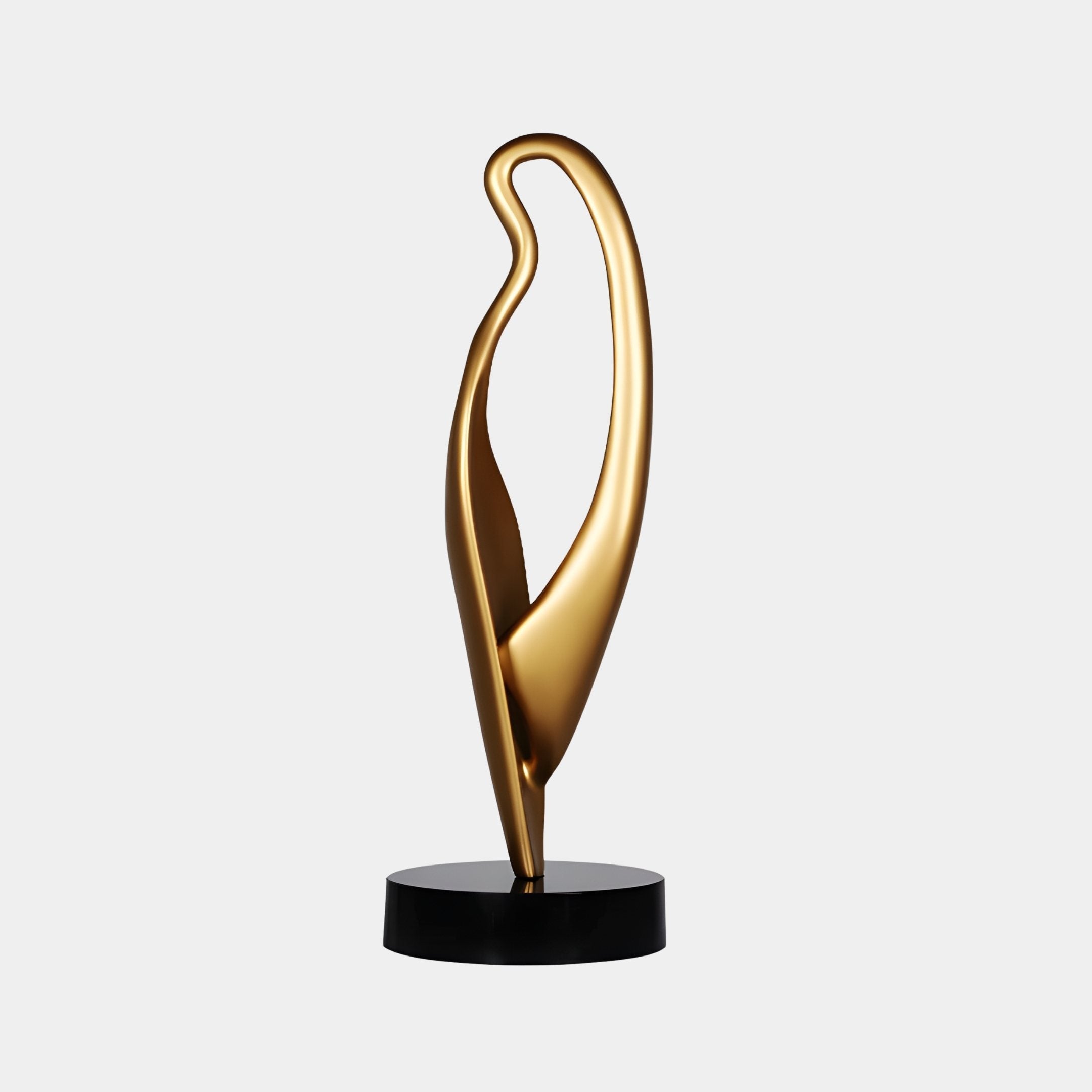 Solstice Gold Abstract Sculpture - 70cm