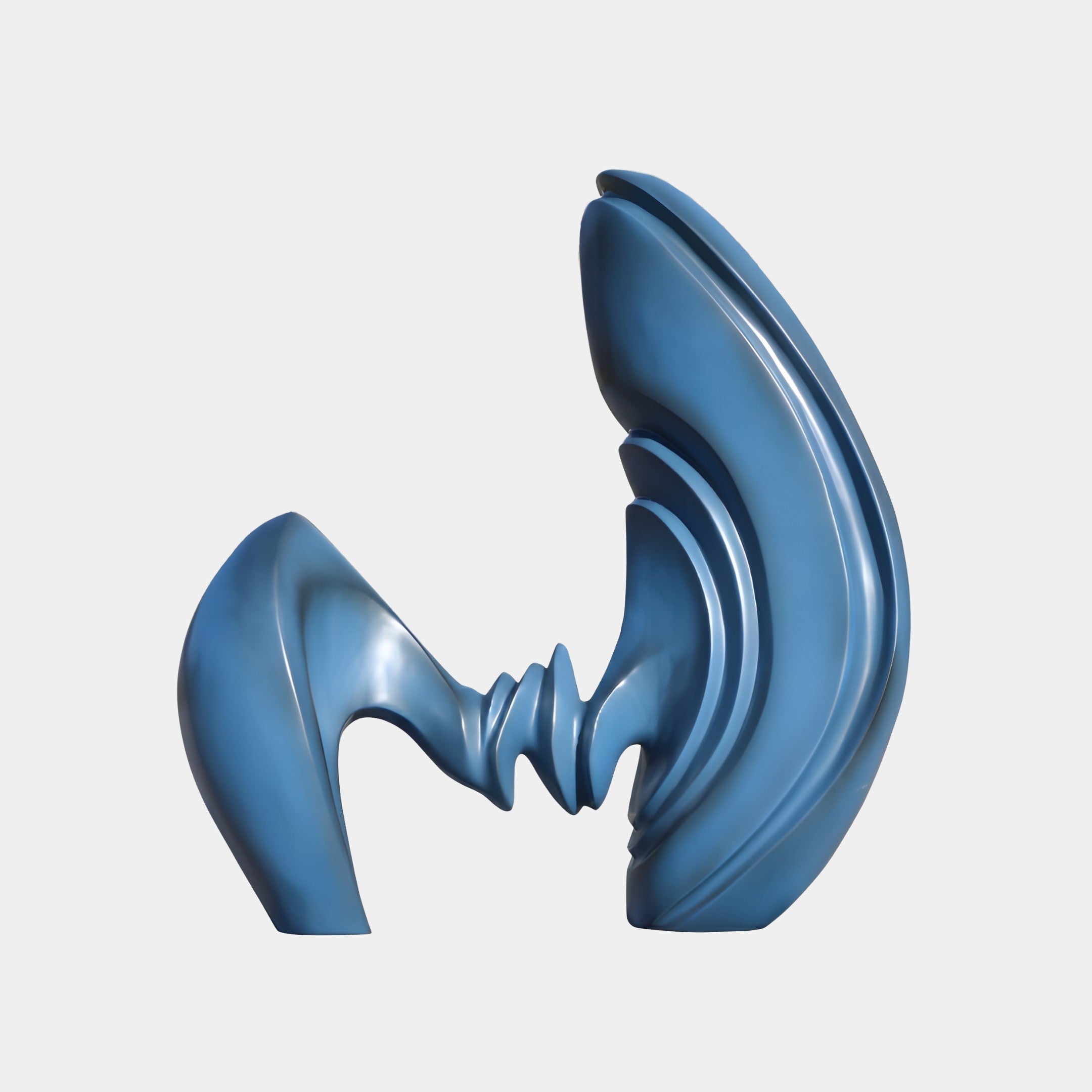 Cosmos Blue Abstract Sculpture - 130cm