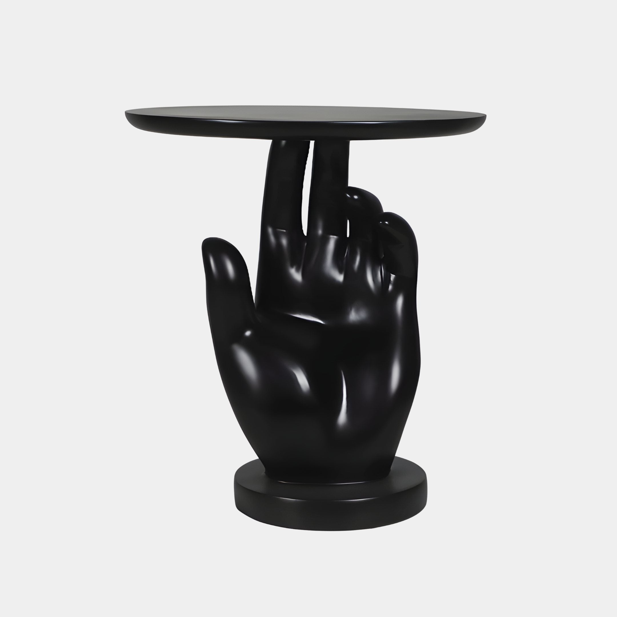 Procyon Black Abstract Sculpture - 55cm