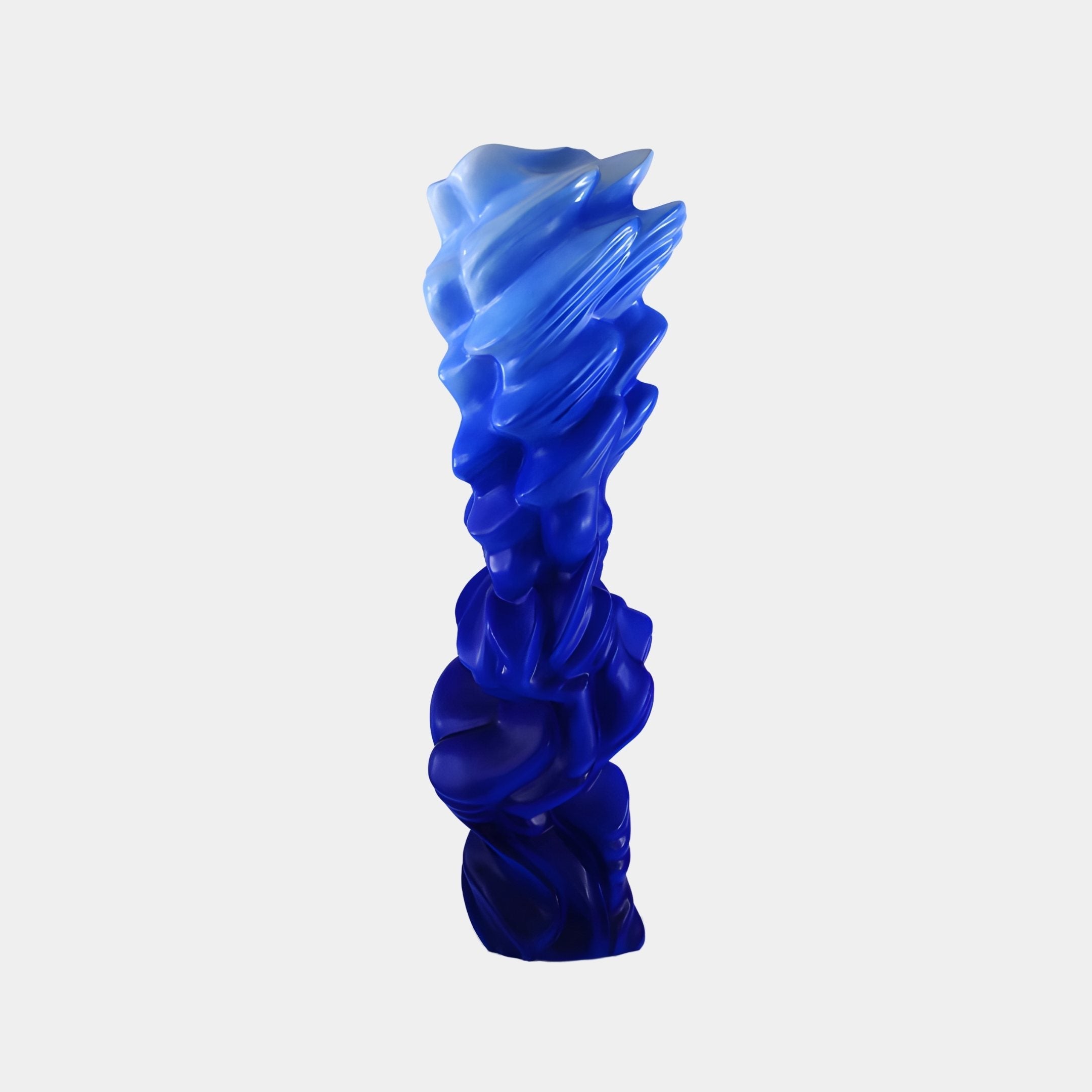 Lapis Blue Abstract Sculpture - 190cm