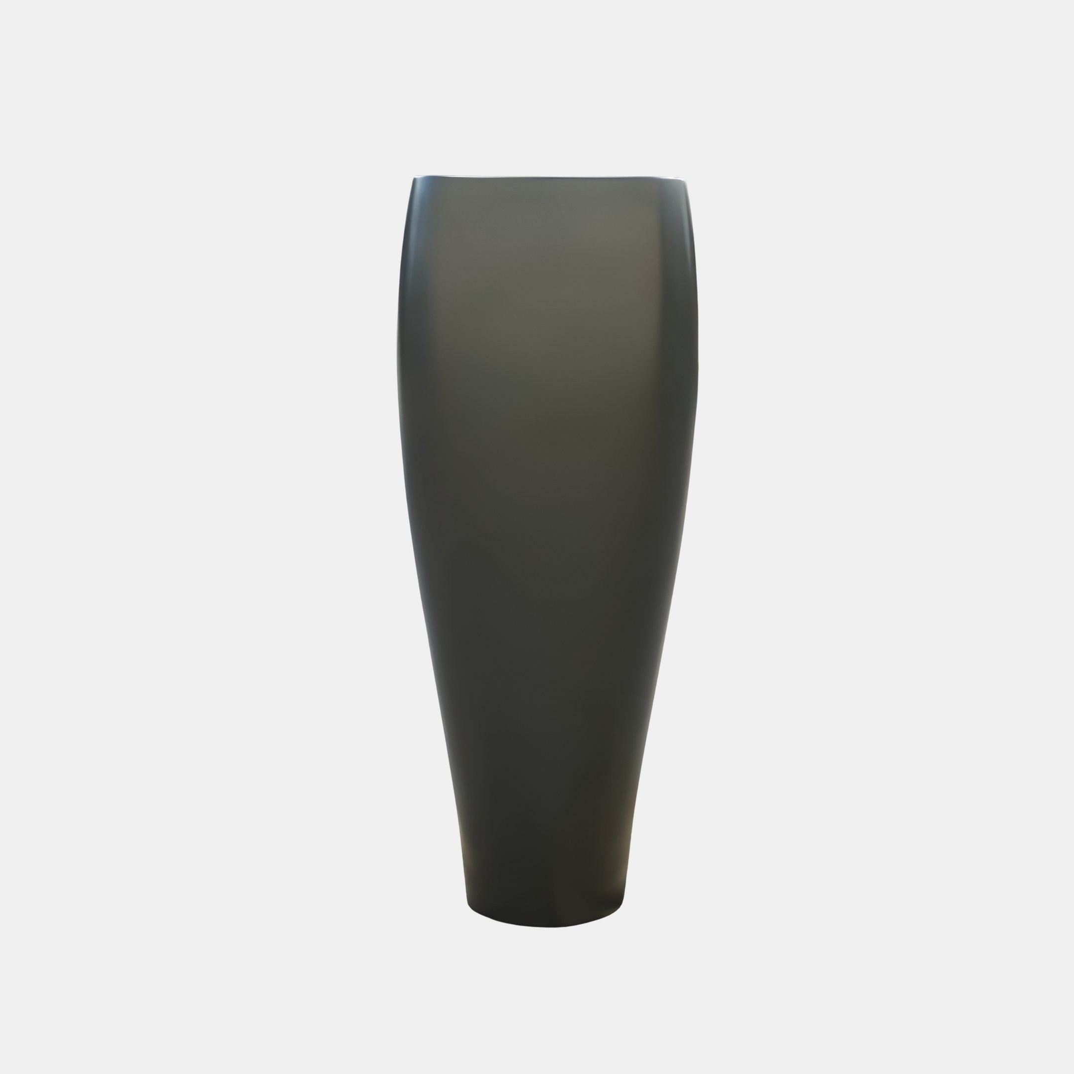 Pewter Grey Vase Sculpture - 130cm