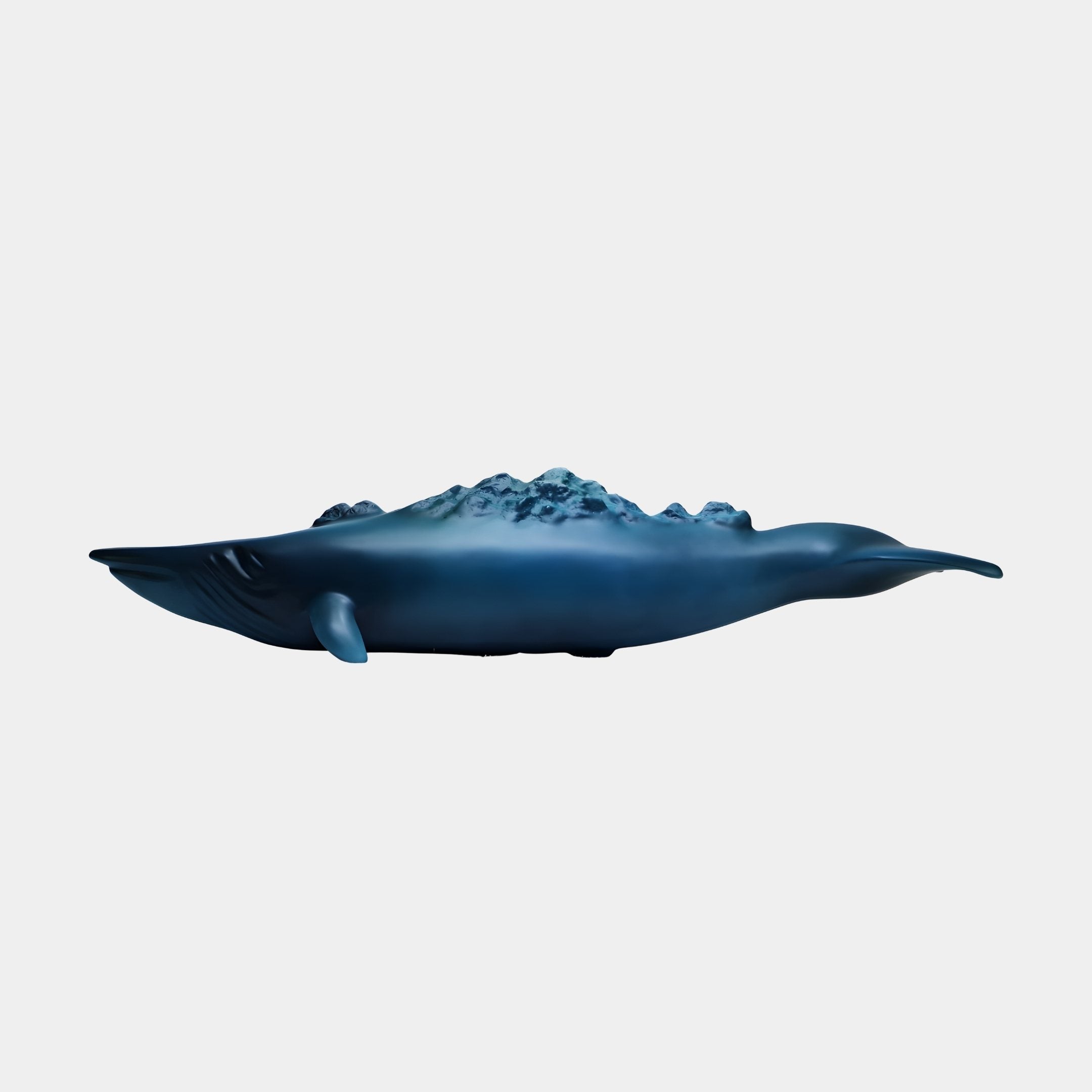 Surf Blue Dish Sculpture - 120cm