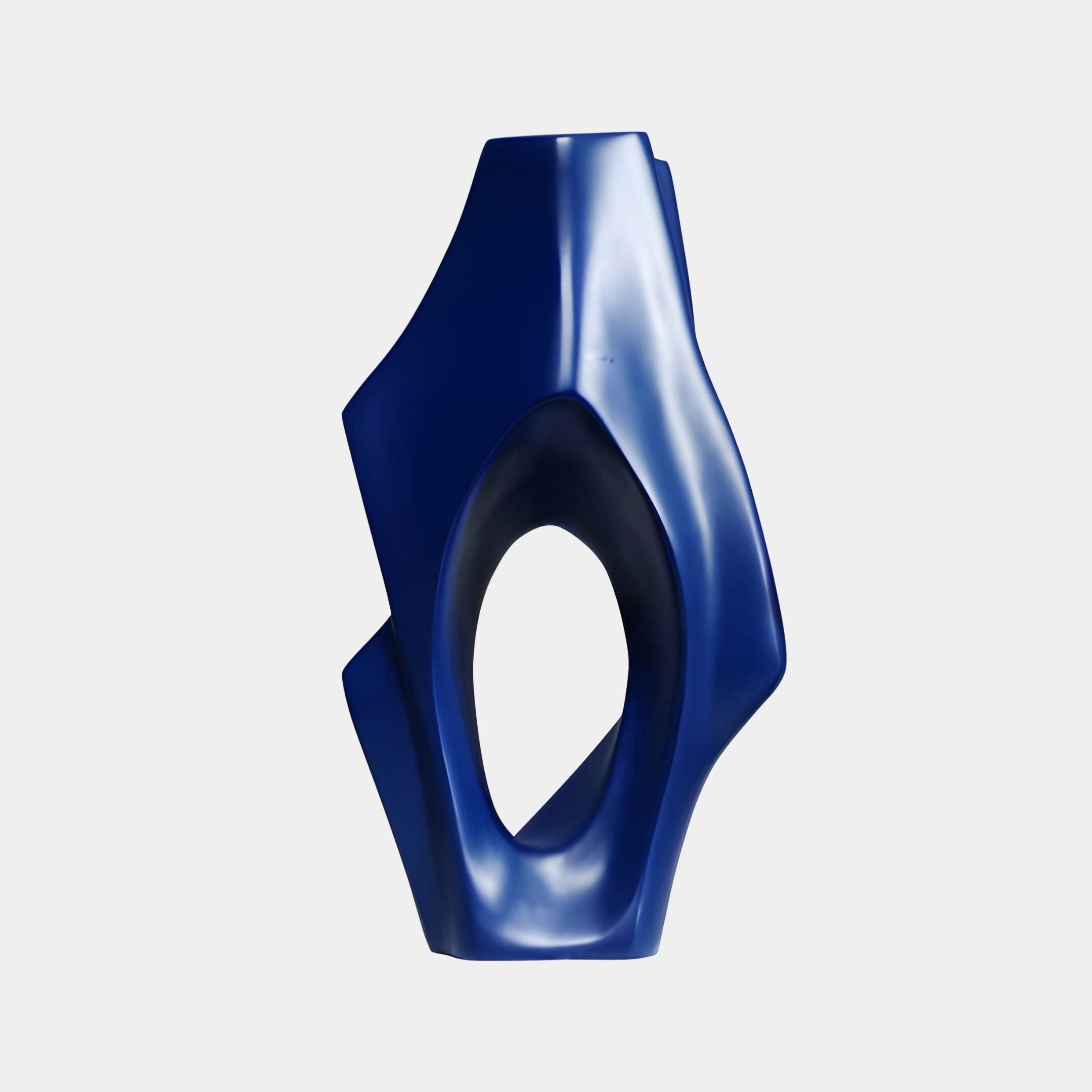 Tethys Blue Abstract Sculpture - 36cm