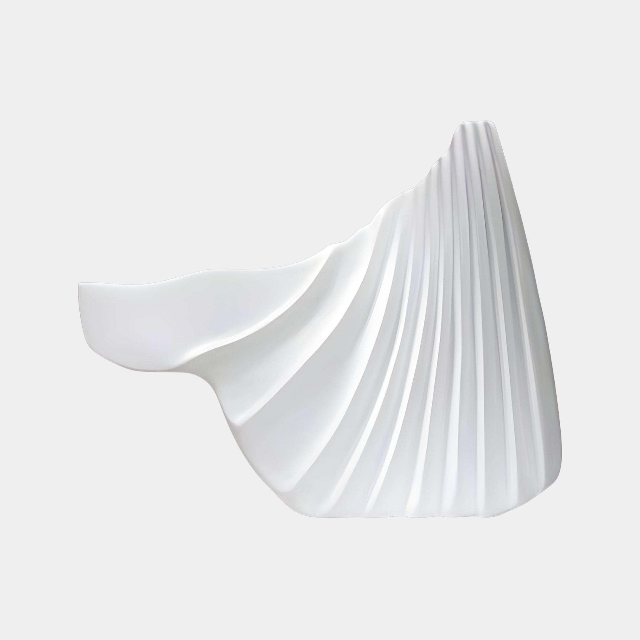 Proteus White Abstract Sculpture - 140cm