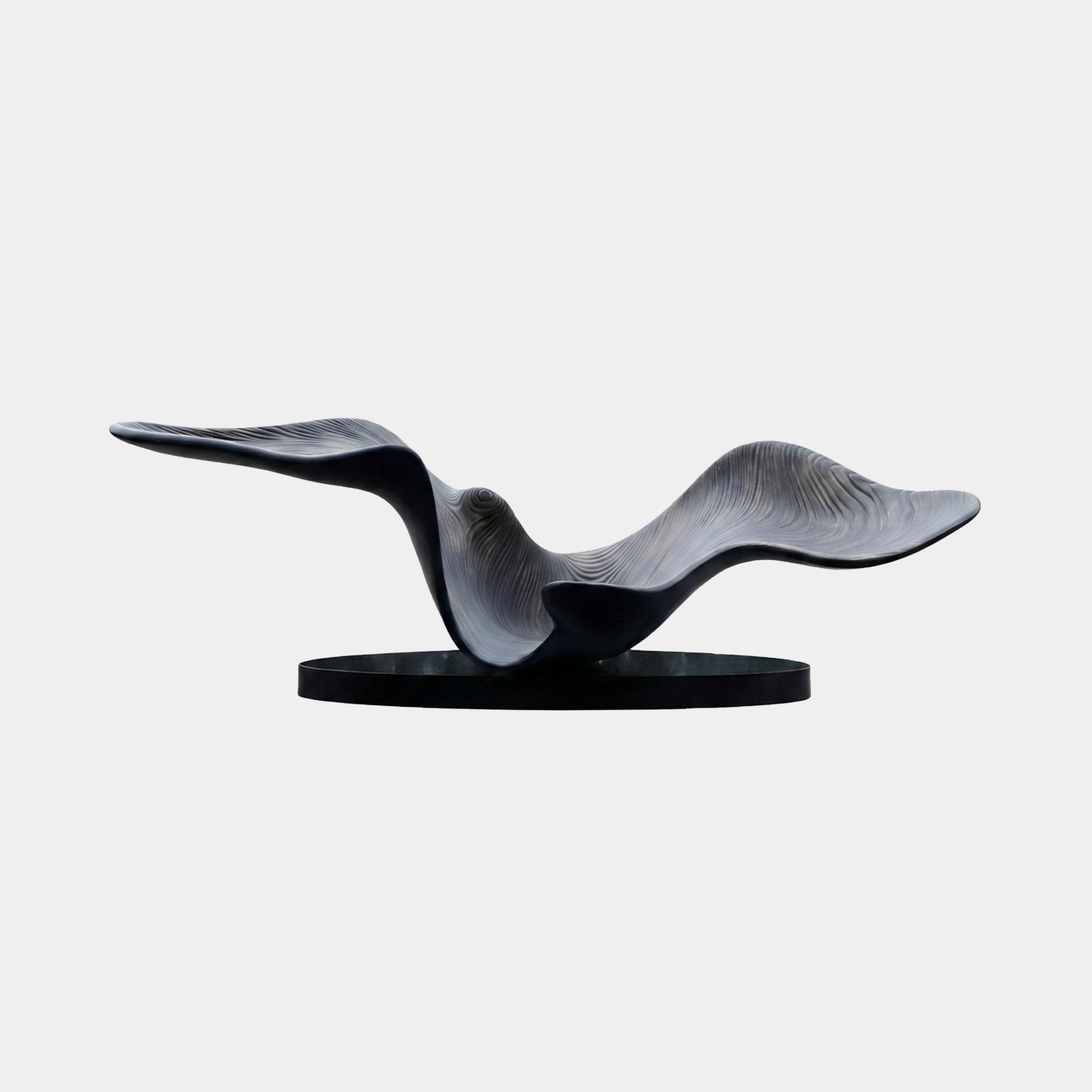 Comet Black Abstract Sculpture - 290cm