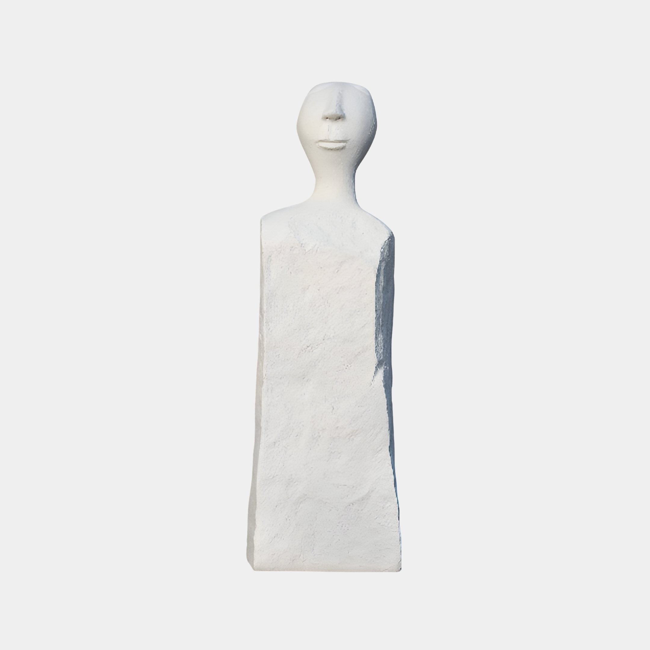 Ivory White Abstract Sculpture - 150cm