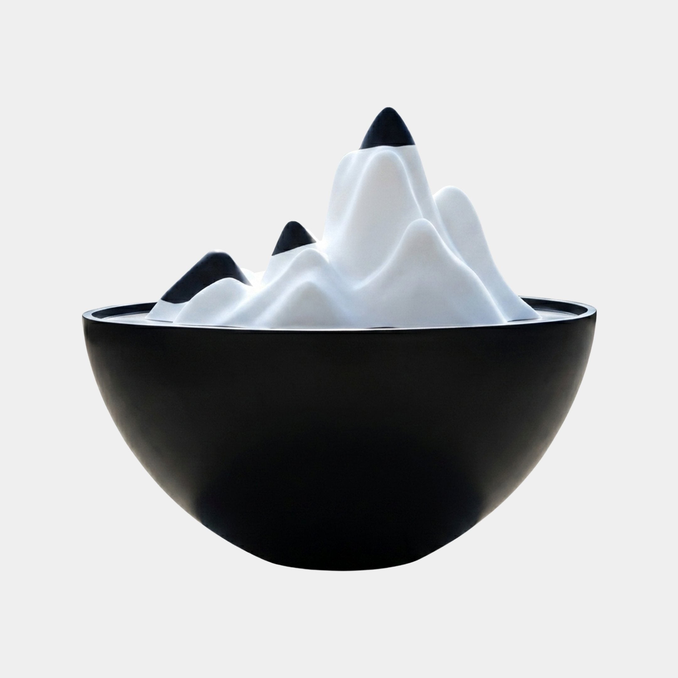 Lupin Black & White Mountain Sculpture - 120cm