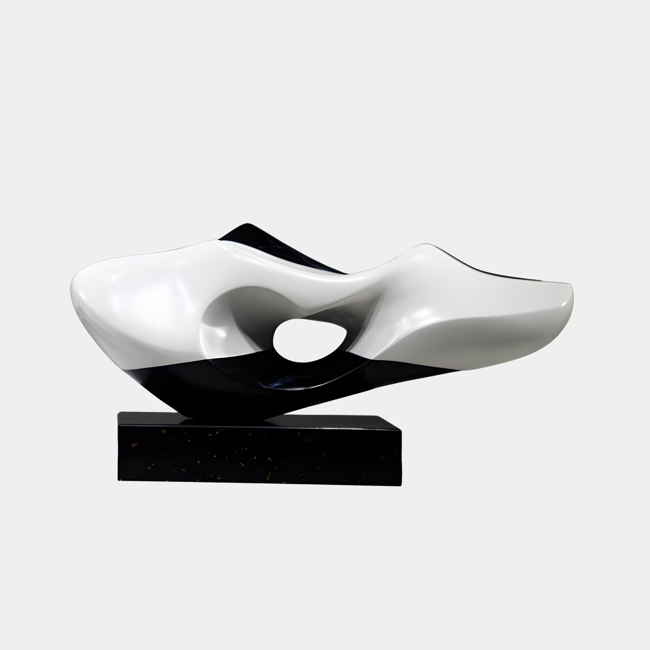 Foxglove White Abstract Sculpture - 55cm