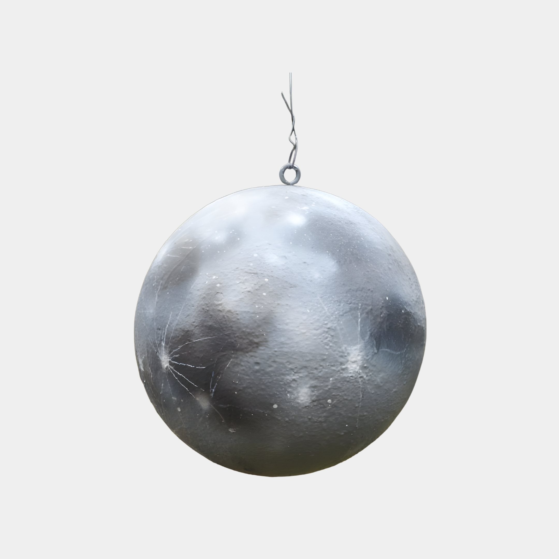 Dunkeswell Silver & Grey Sphere Sculpture - 30cm