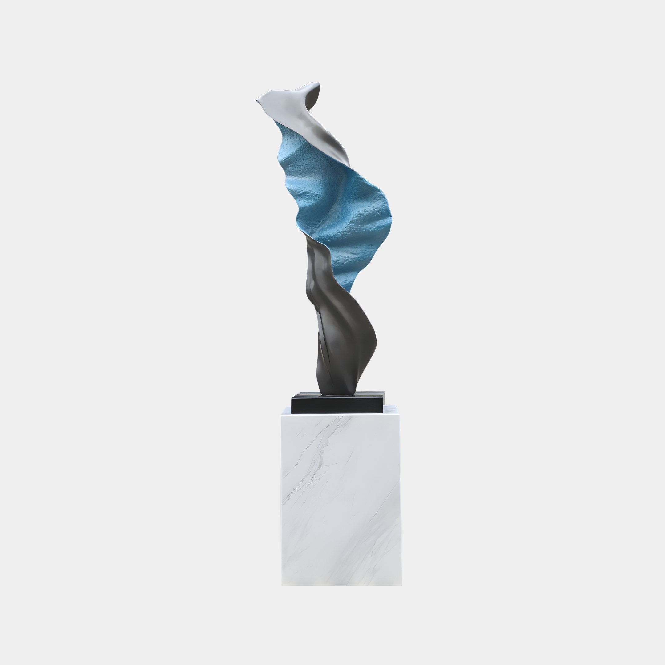 Corbel Blue & White Abstract Sculpture - 194cm