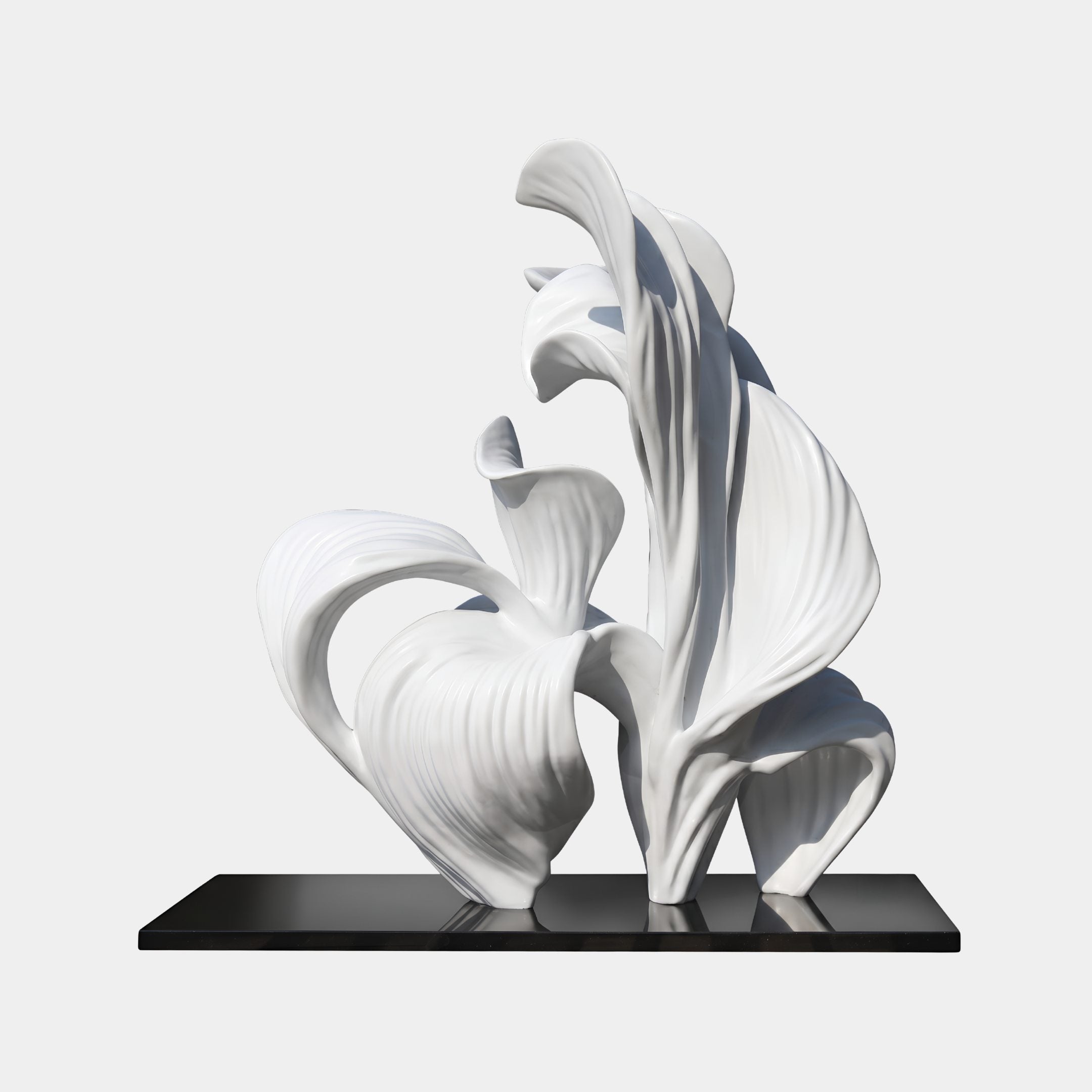 Truss White & Blue Abstract Sculpture - 123cm