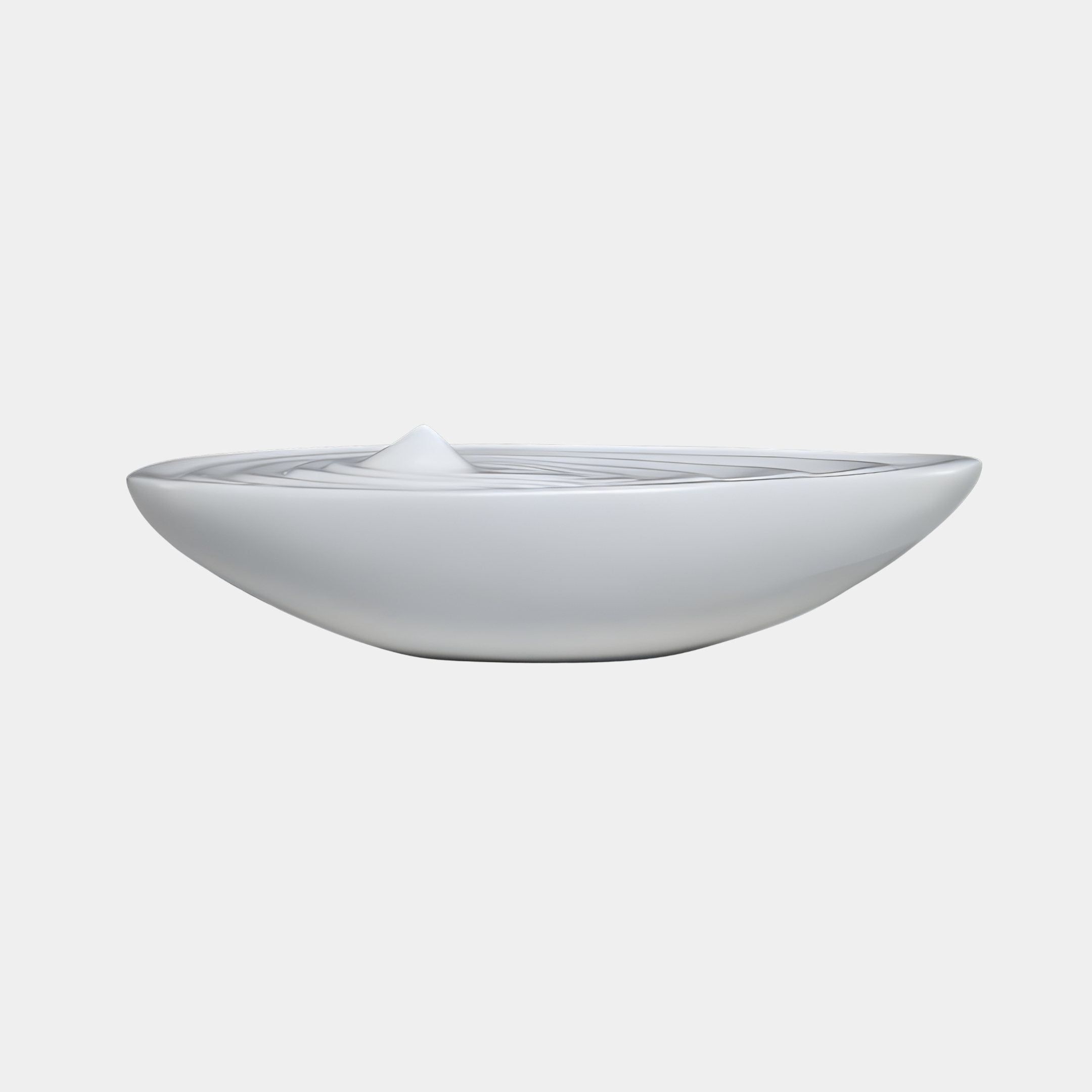 Lepus White Dish Sculpture - 35cm