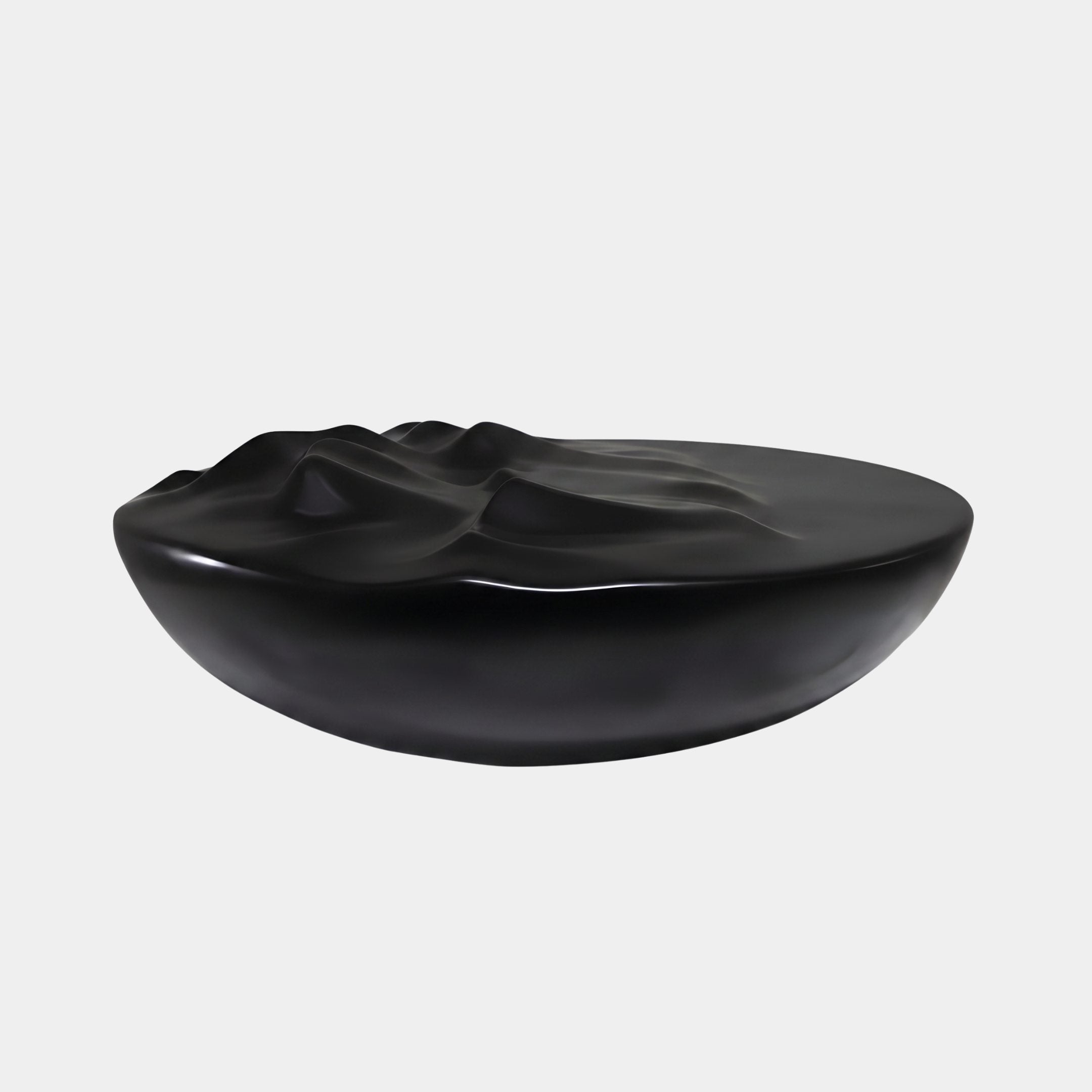 Vulpecula Black Bowl Sculpture - 73cm