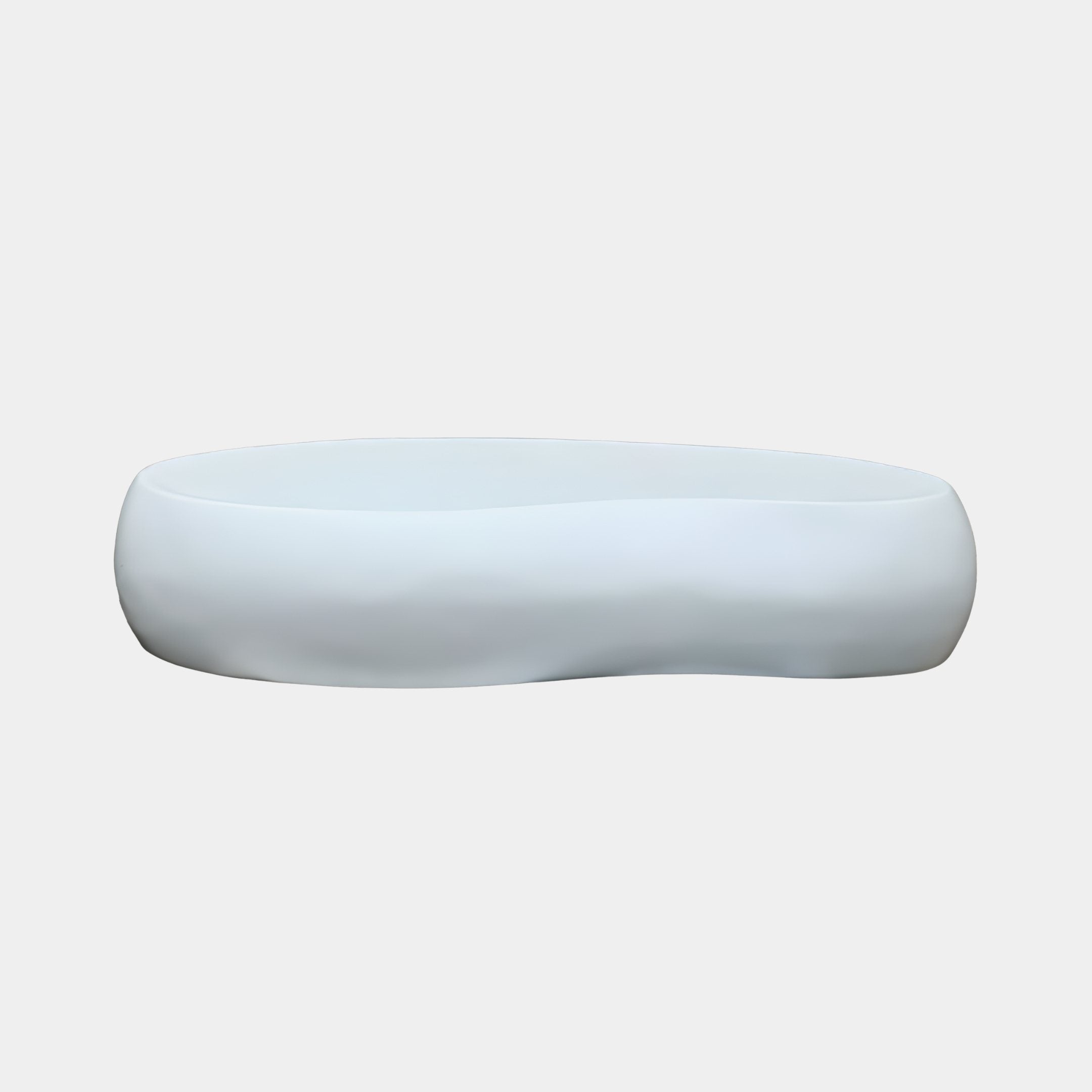 Chalcedony White Abstract Sculpture - 157cm