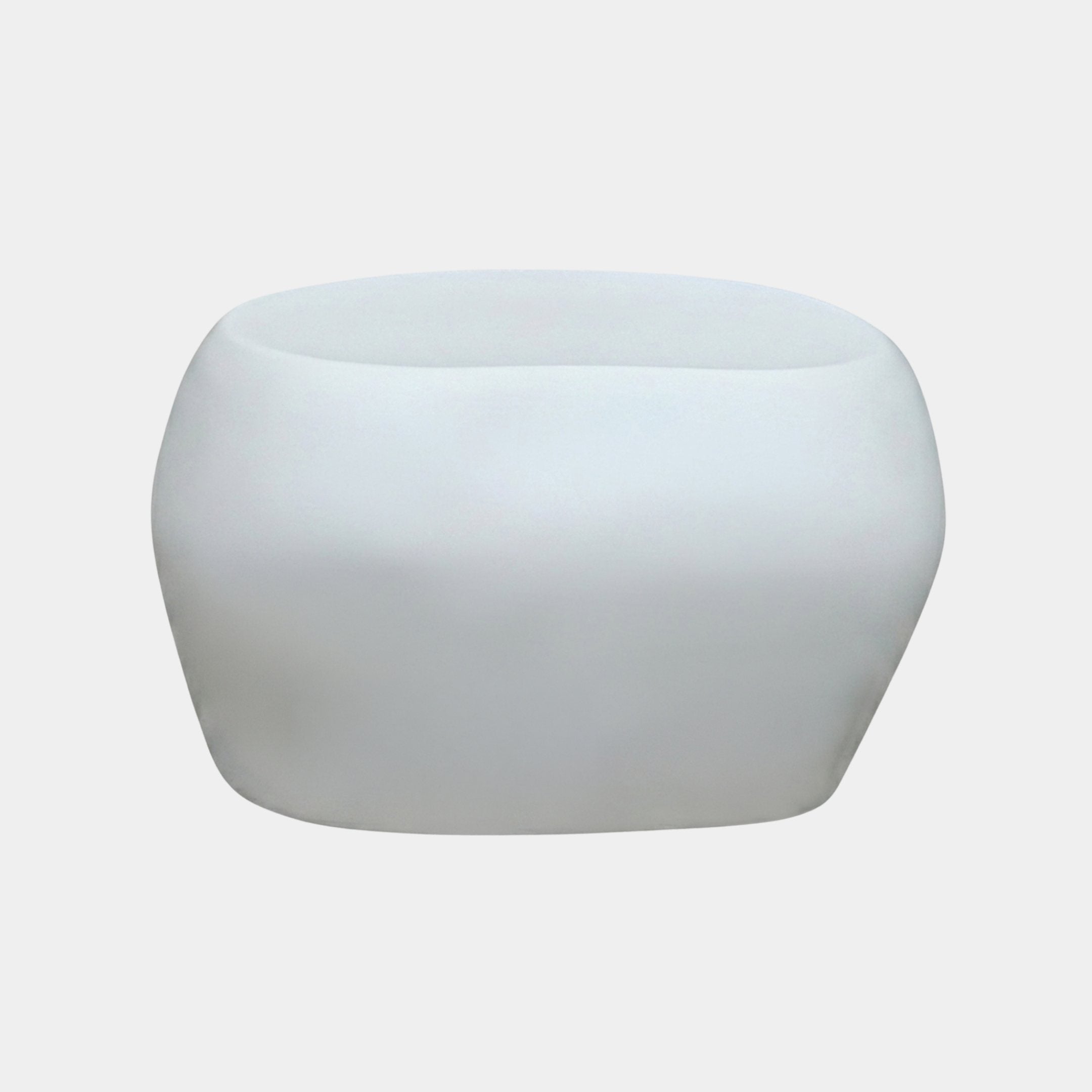 Sardonyx White Vase Sculpture - 72cm
