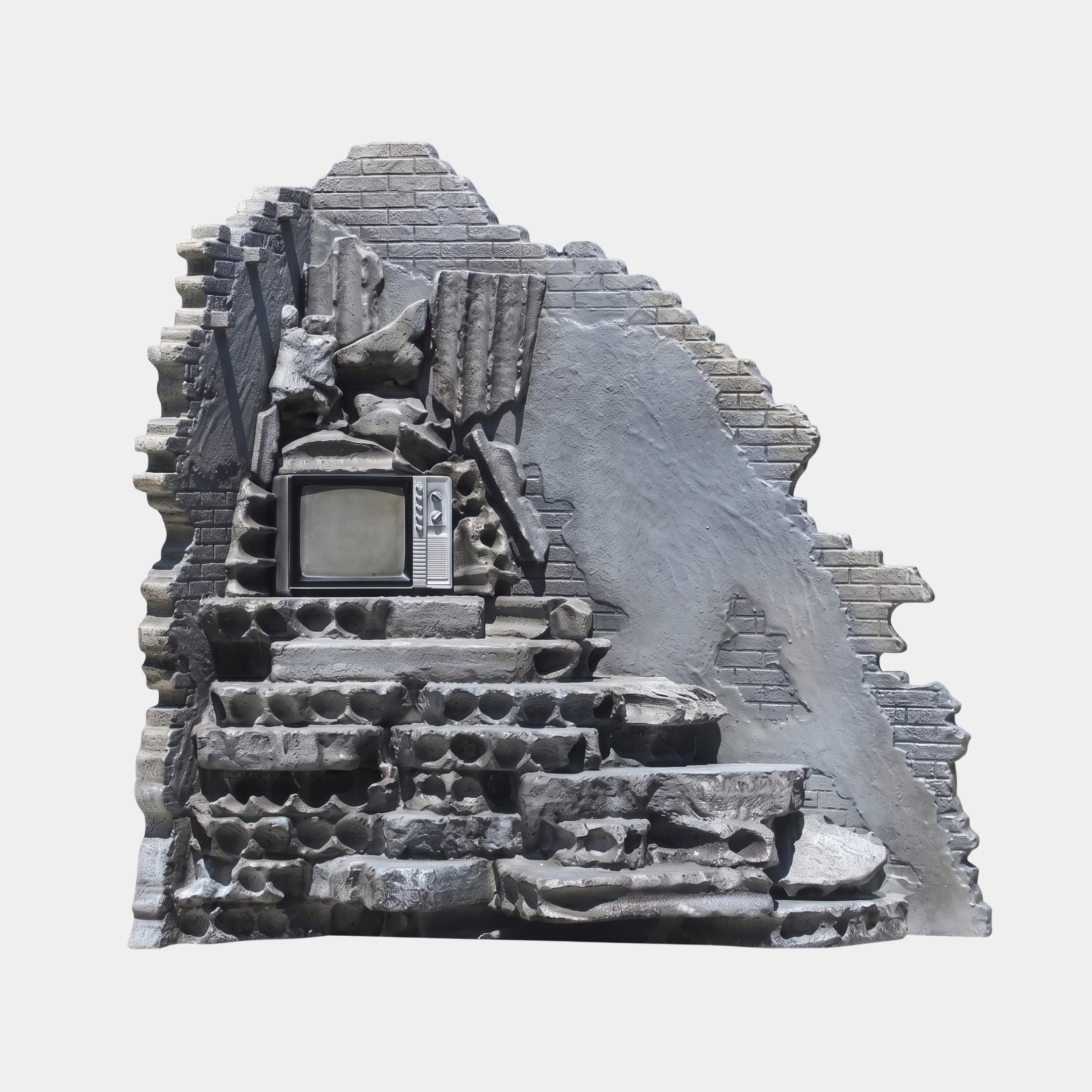 Linn Grey Abstract Sculpture - 215cm