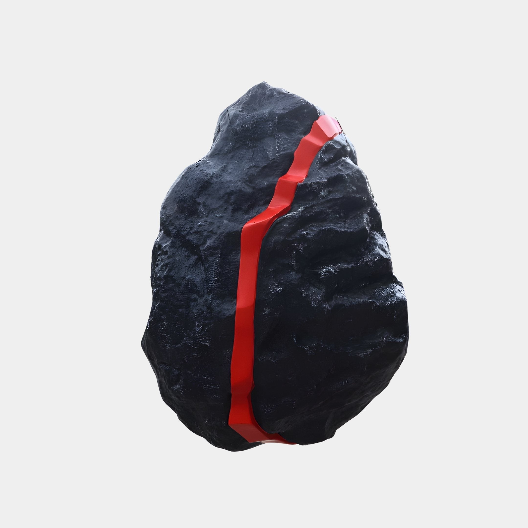 Drumlin Black & Red Rock Sculpture - 140cm