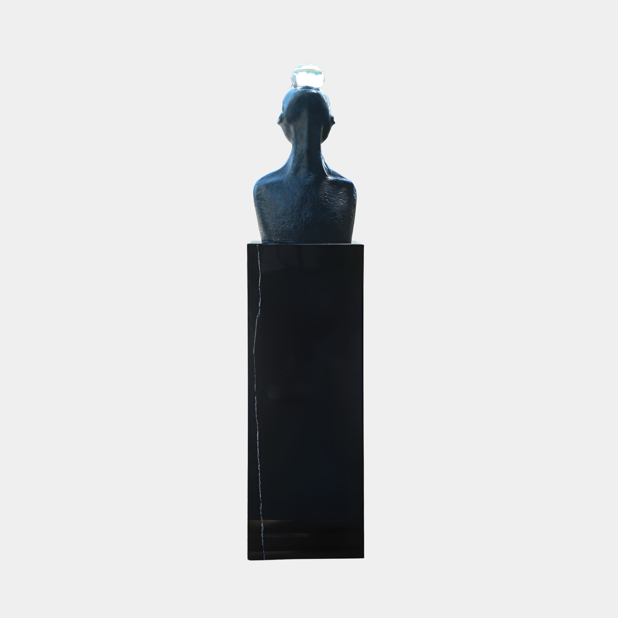 Floret Grey Abstract Sculpture - 151cm