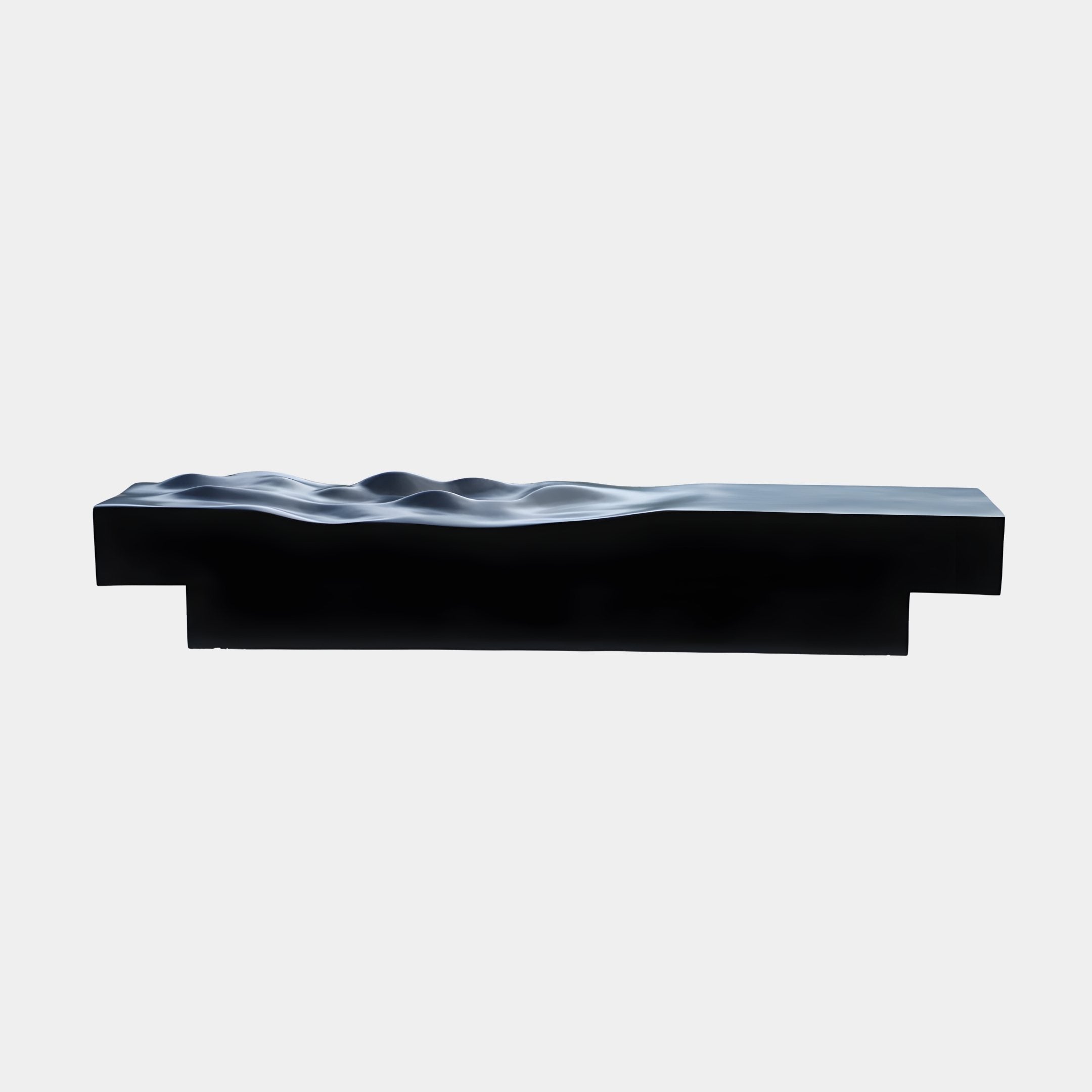 Tideline Black & Silver Sculpture - 185cm